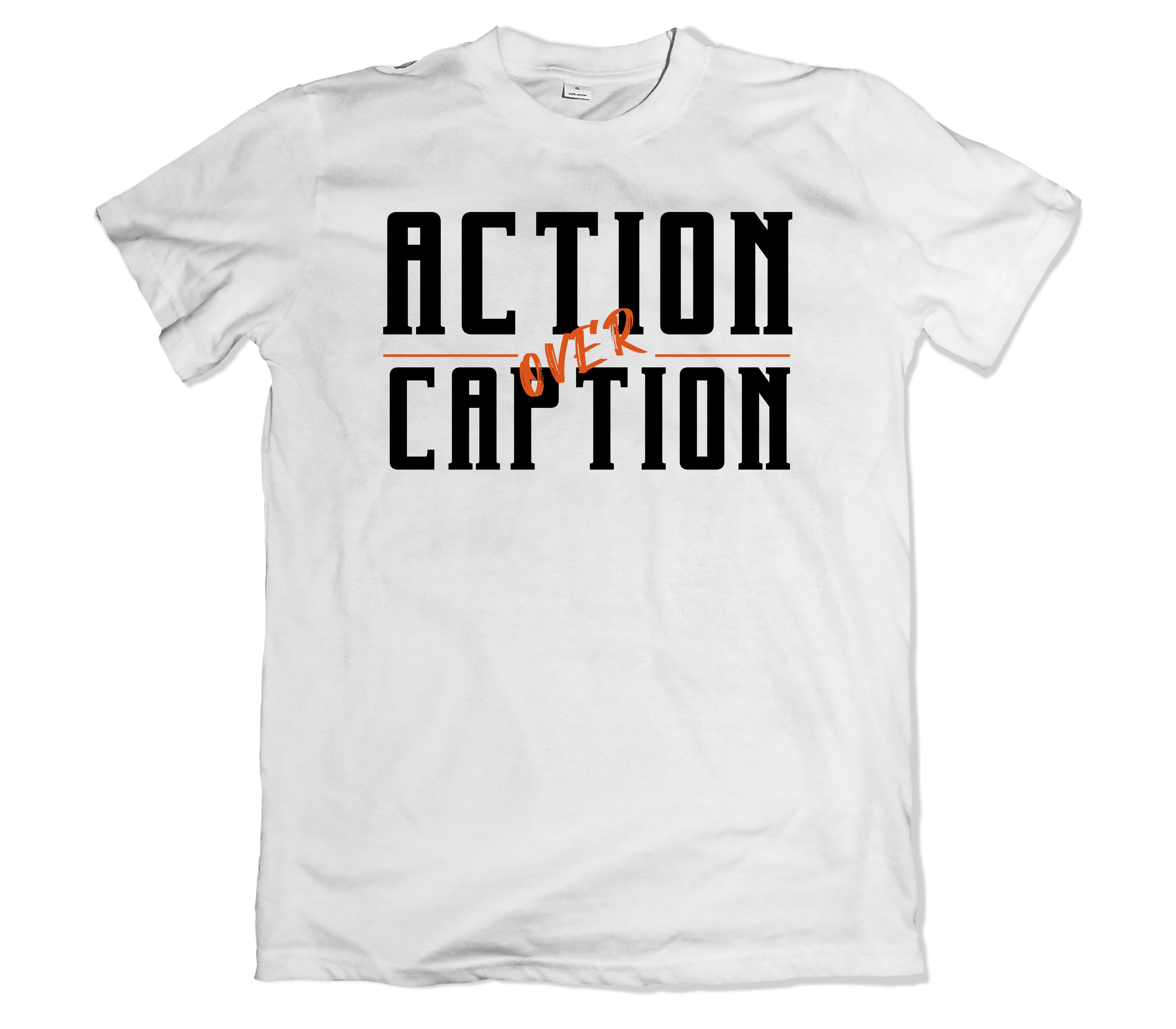 Action over Caption T-Shirt - Picture 5 of 5