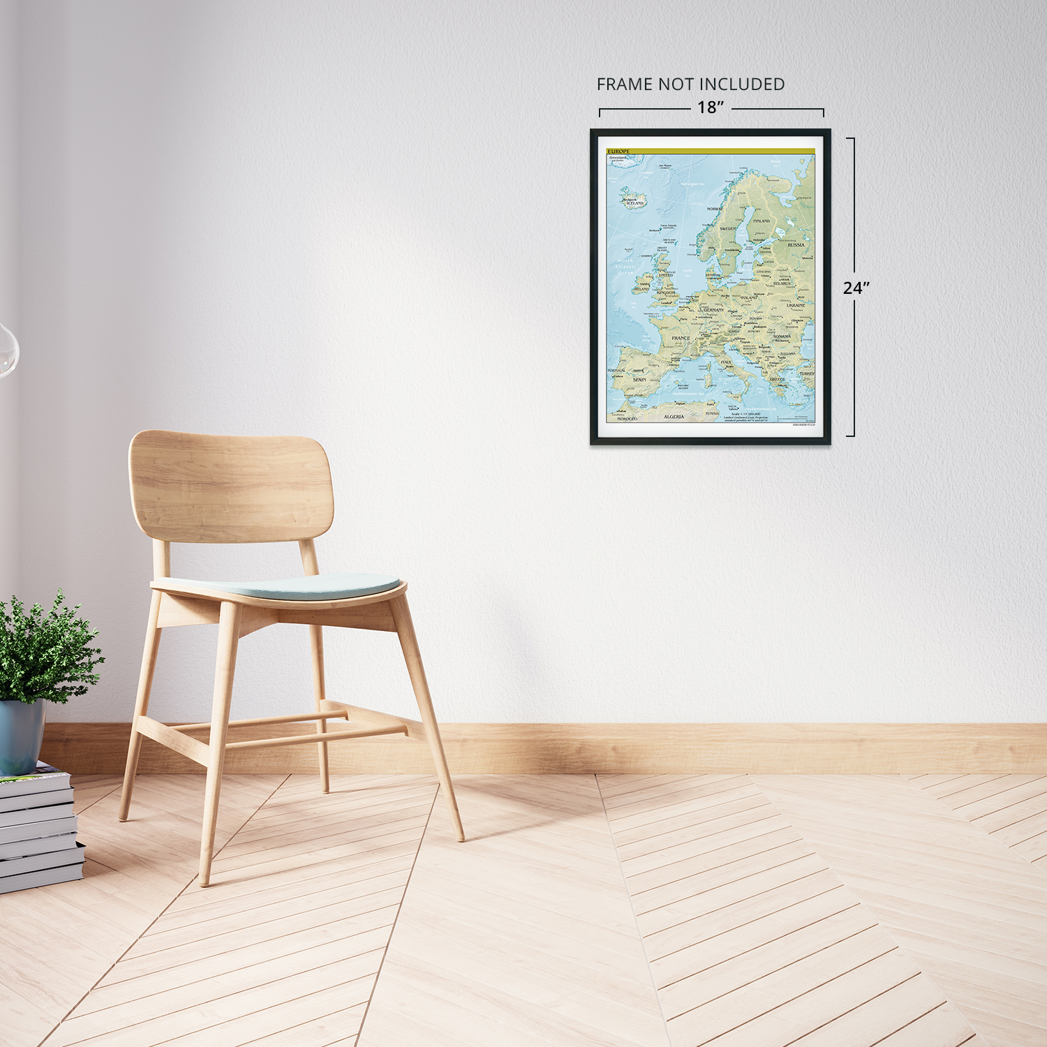 2021 Europa Karte - Wandkarte Europa Poster - Europa Karte Wandbild - Bild 6 von 14