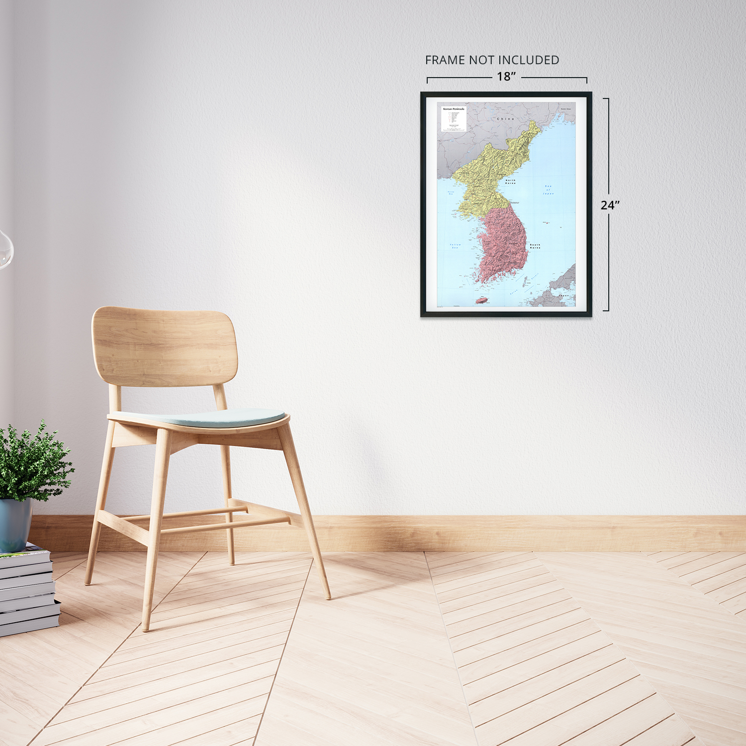 1986 Mapa de la Península Coreana - Póster de Mapa de la Antigua Corea - Mapa de la Historia del Arte de la Pared de Corea - Imagen 14 de 16