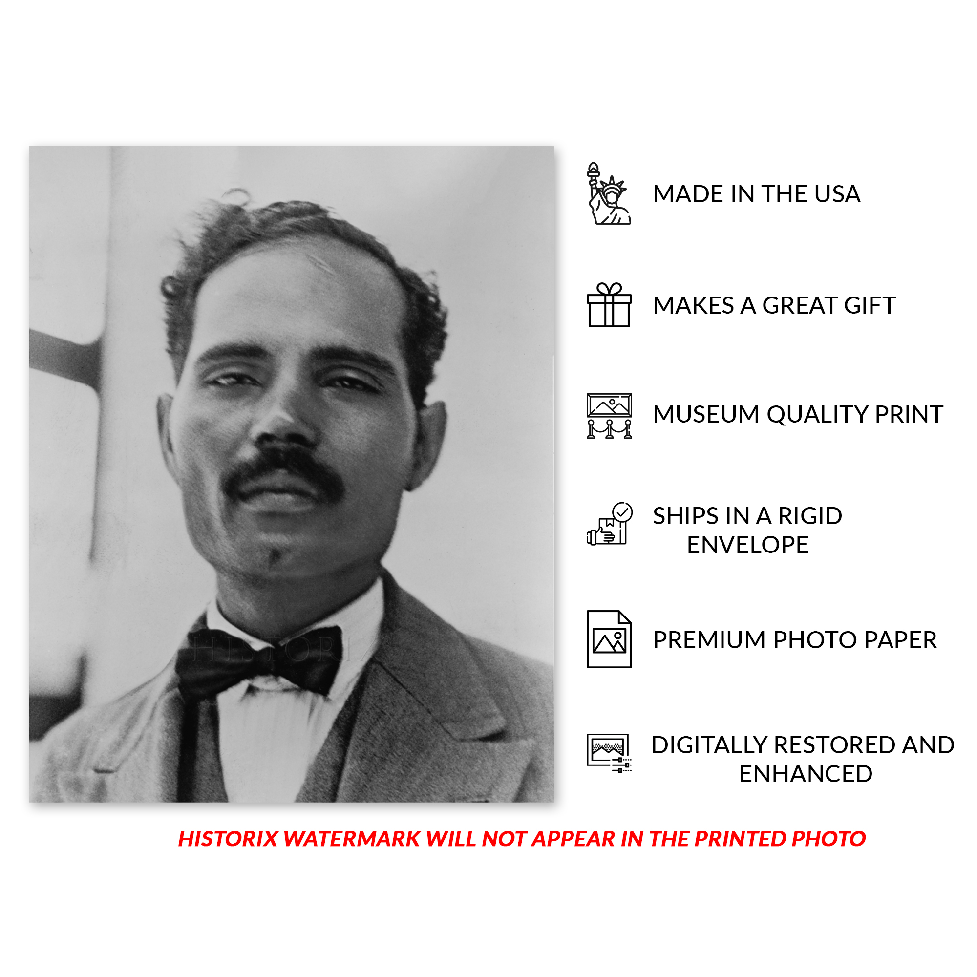 1936 Pedro Albizu Campos Puerto Rican Revolutionary Photo Print Wall Art Poster - Picture 7 of 28