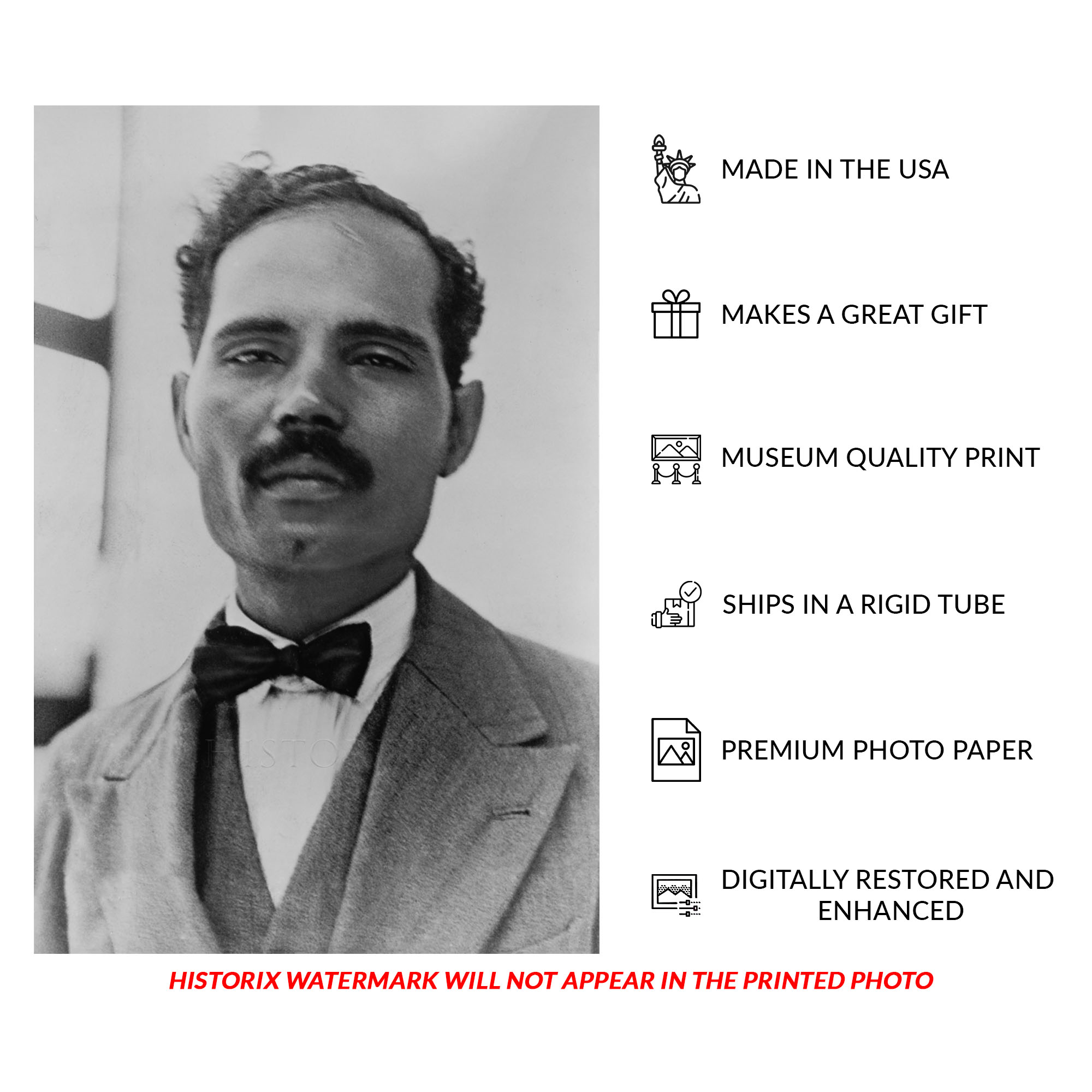 1936 Pedro Albizu Campos Puerto Rican Revolutionary Photo Print Wall Art Poster - Picture 19 of 28