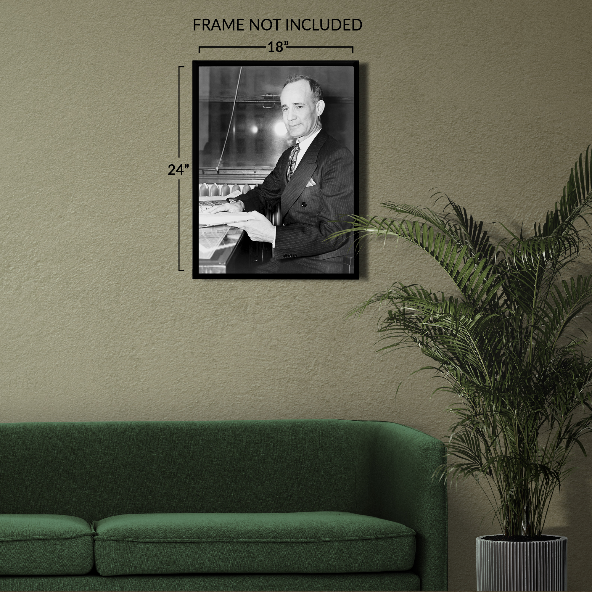 1937 Napoleon Hill Holding His Book Think and Grow Rich Poster Photo Print - Picture 26 of 40