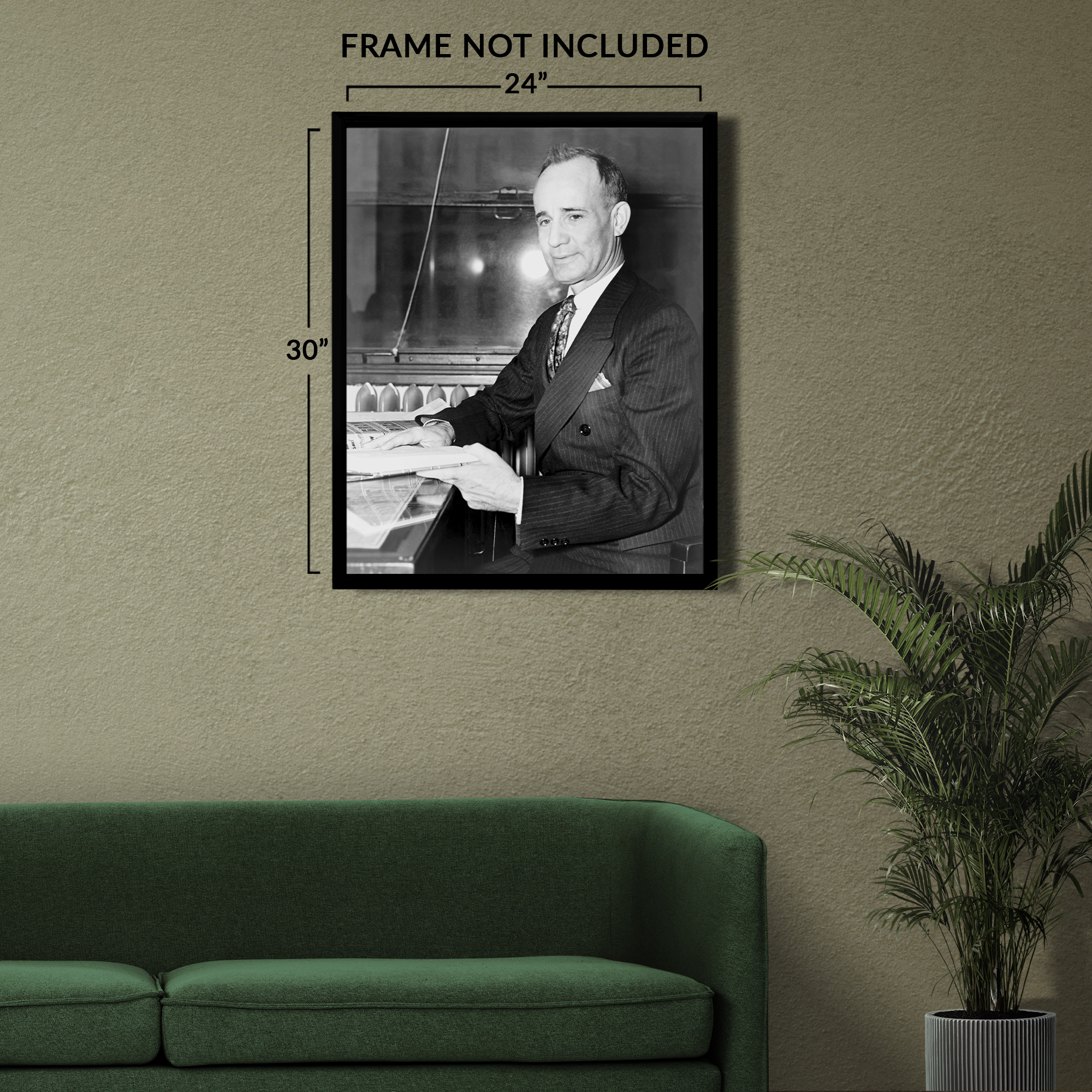 1937 Napoleon Hill Holding His Book Think and Grow Rich Poster Photo Print - Picture 32 of 40