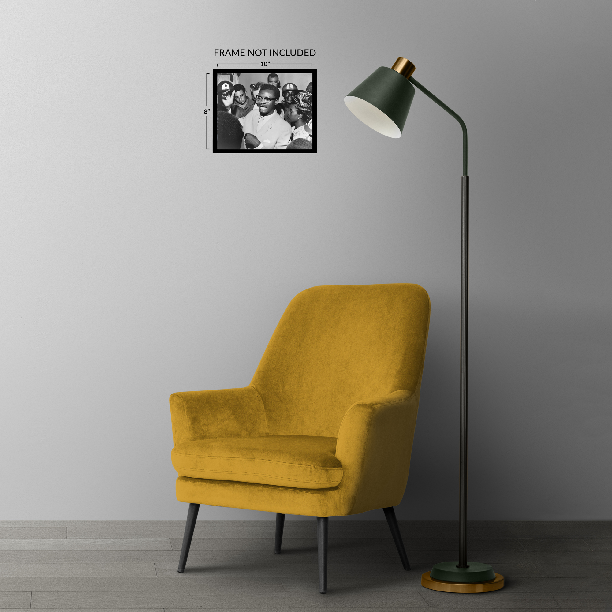 1960 Patrice Lumumba Speaking with Supporters Photo Print Wall Art Poster - Picture 15 of 40