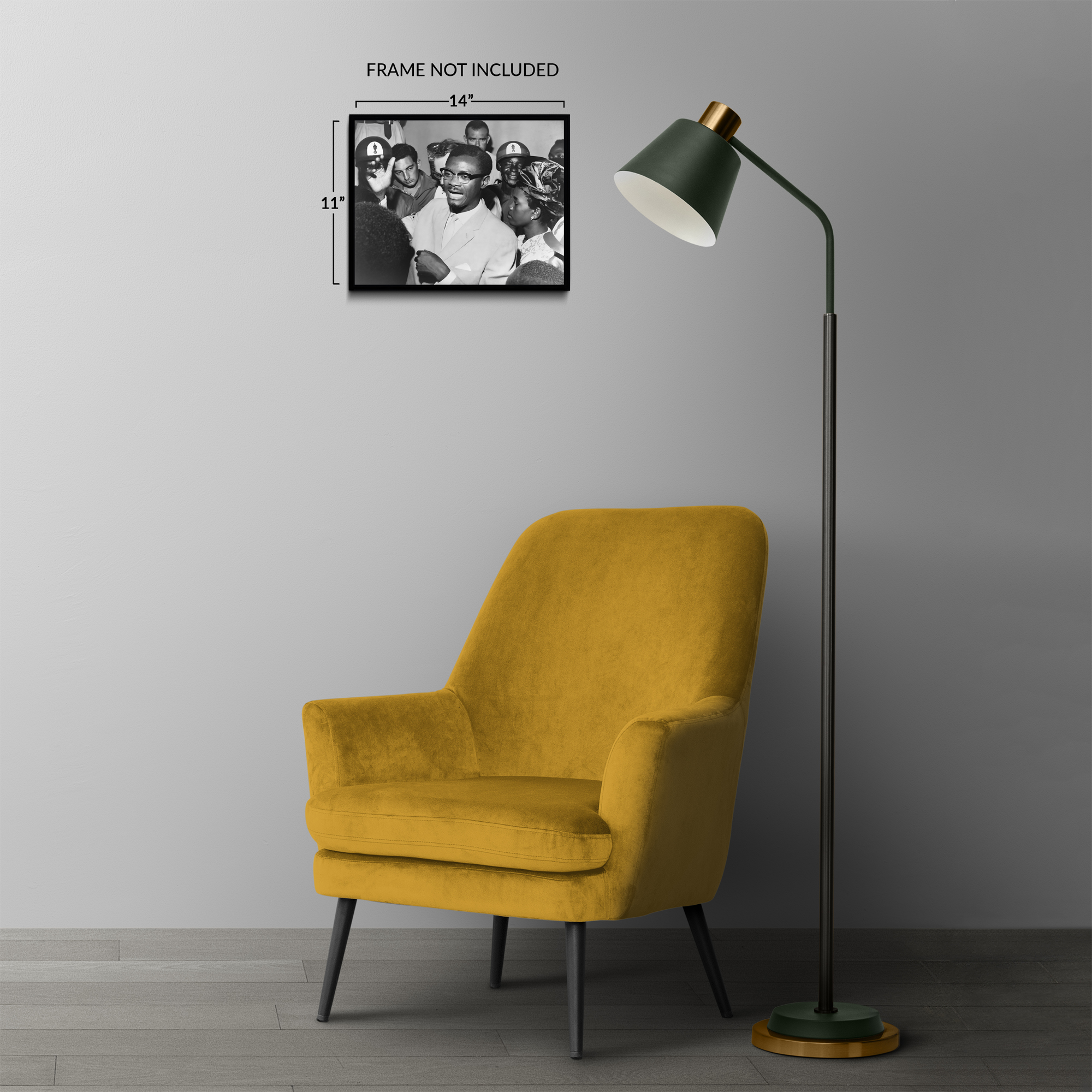 1960 Patrice Lumumba Speaking with Supporters Photo Print Wall Art Poster - Picture 21 of 40