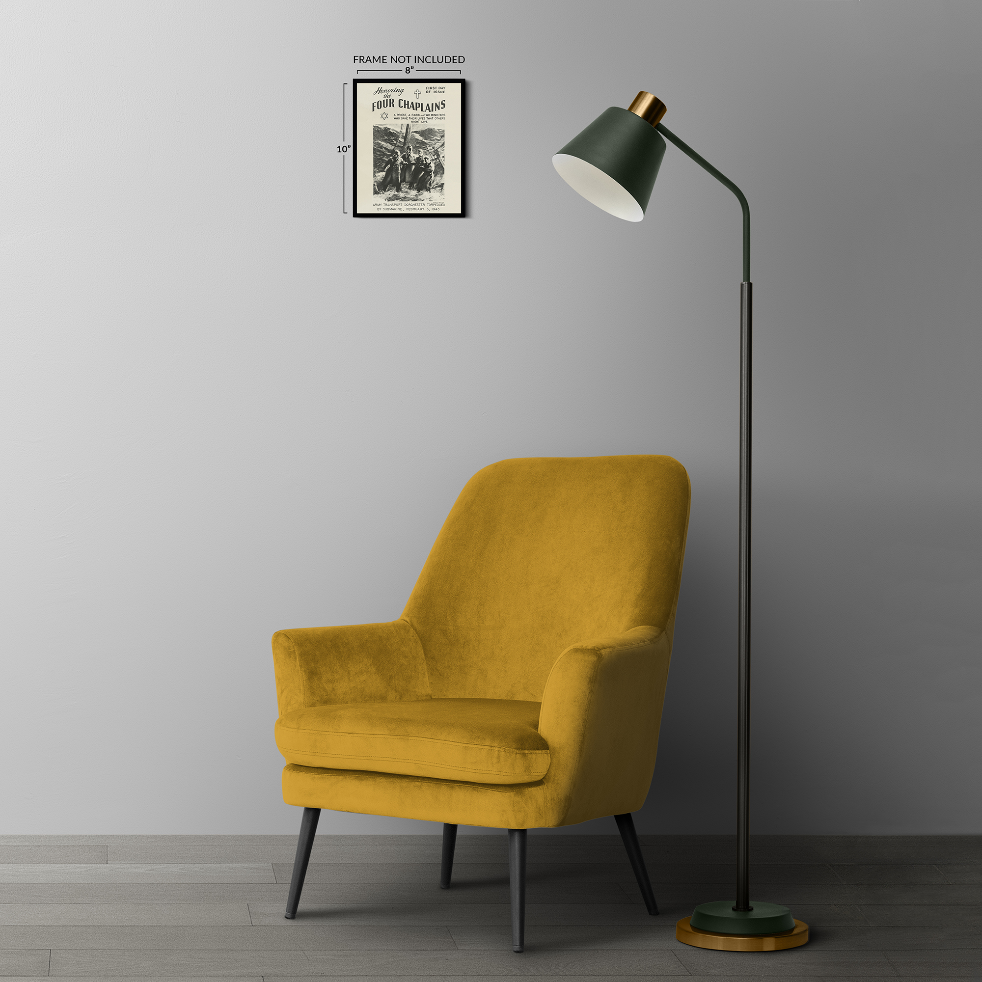 1948 Honoring The Four Chaplains Photo Print Poster Wall Art