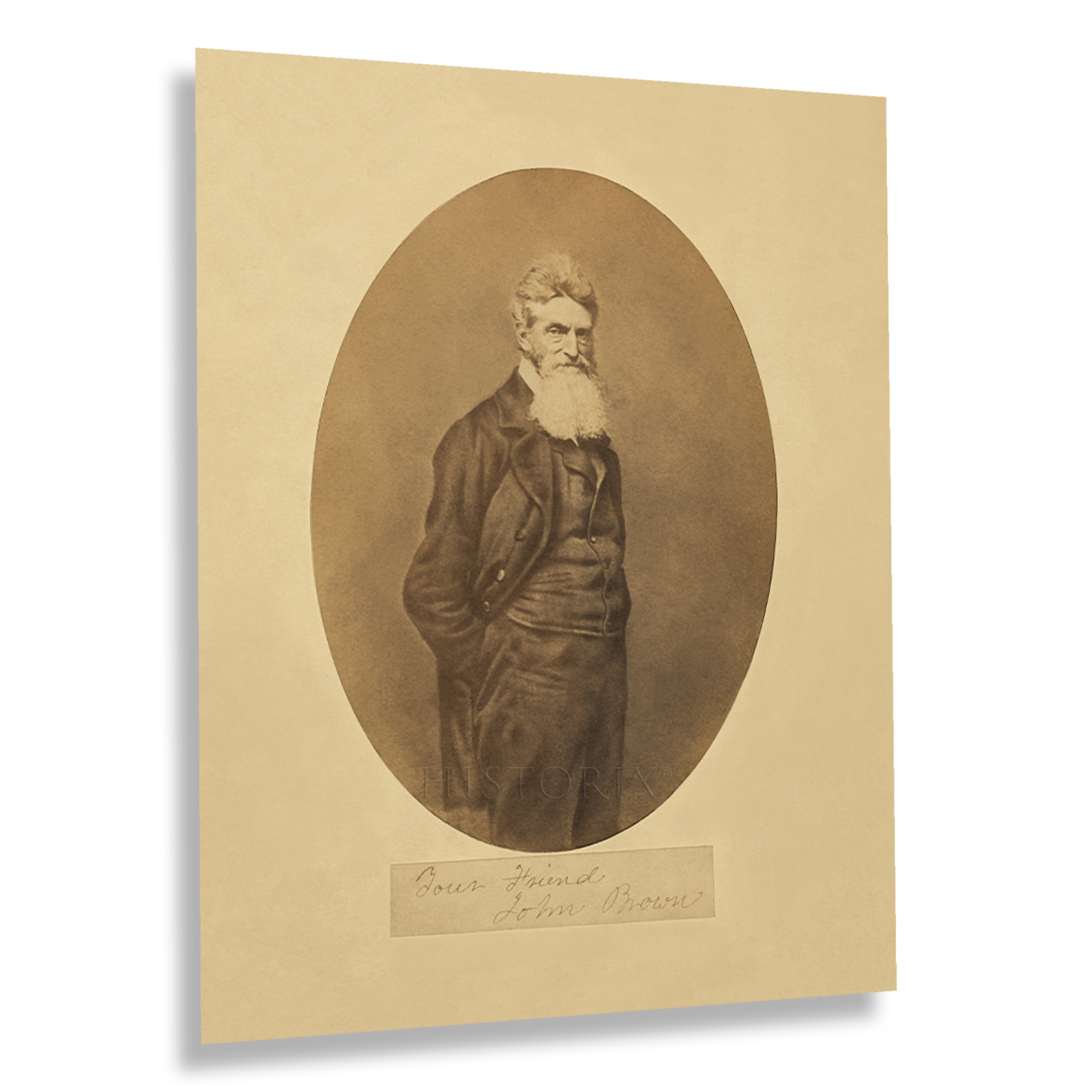 Poster Wall Art 1859 Abolizionista Americano John Brown Ritratto Stampa Fotografica Wall Art - Foto 22 di 40