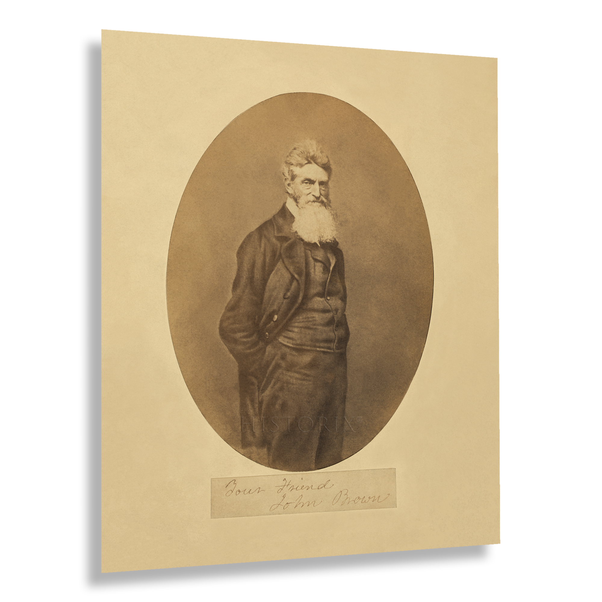 Poster Wall Art 1859 Abolizionista Americano John Brown Ritratto Stampa Fotografica Wall Art - Foto 28 di 40