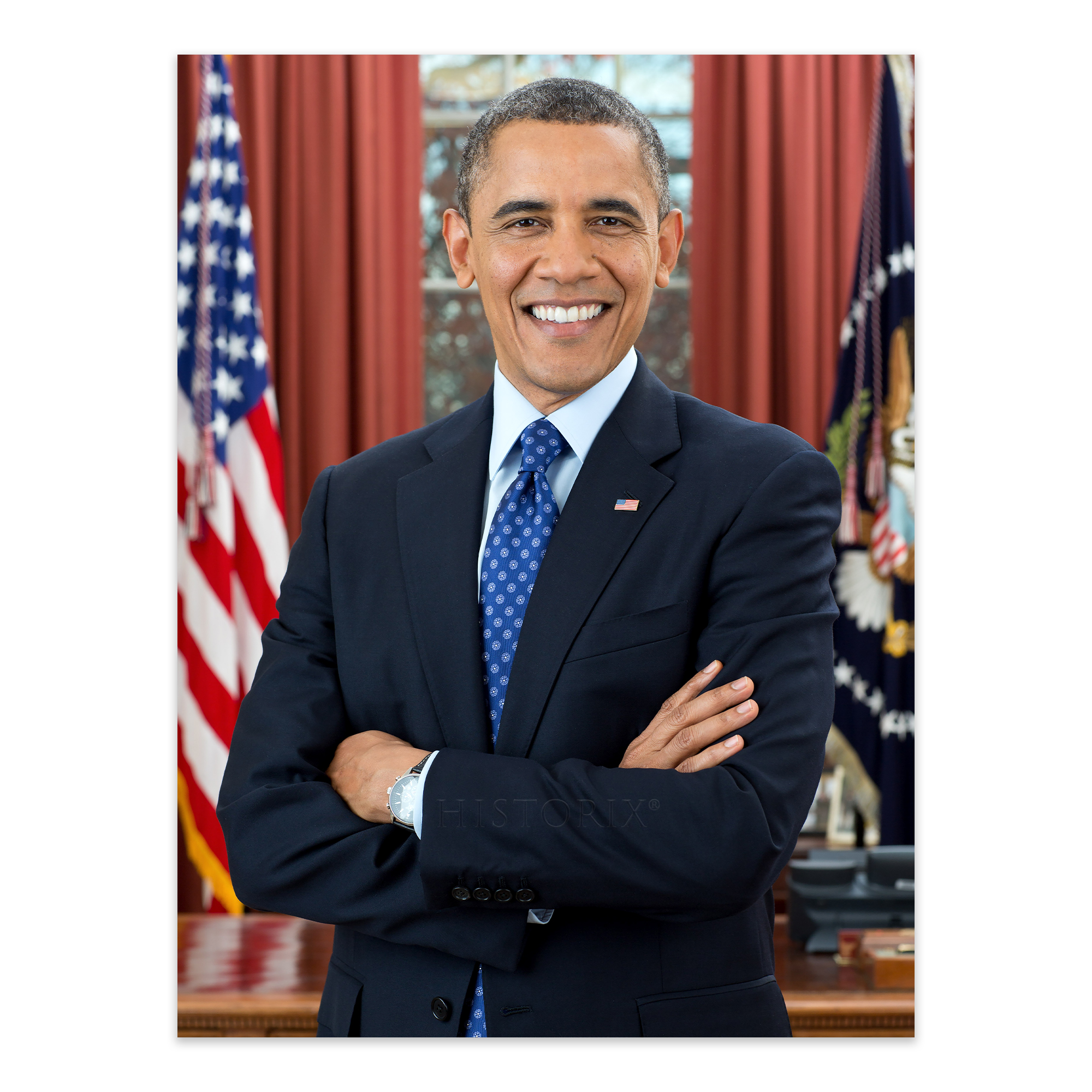 Barack Obama 44th President of the United States Official Portrait ...
