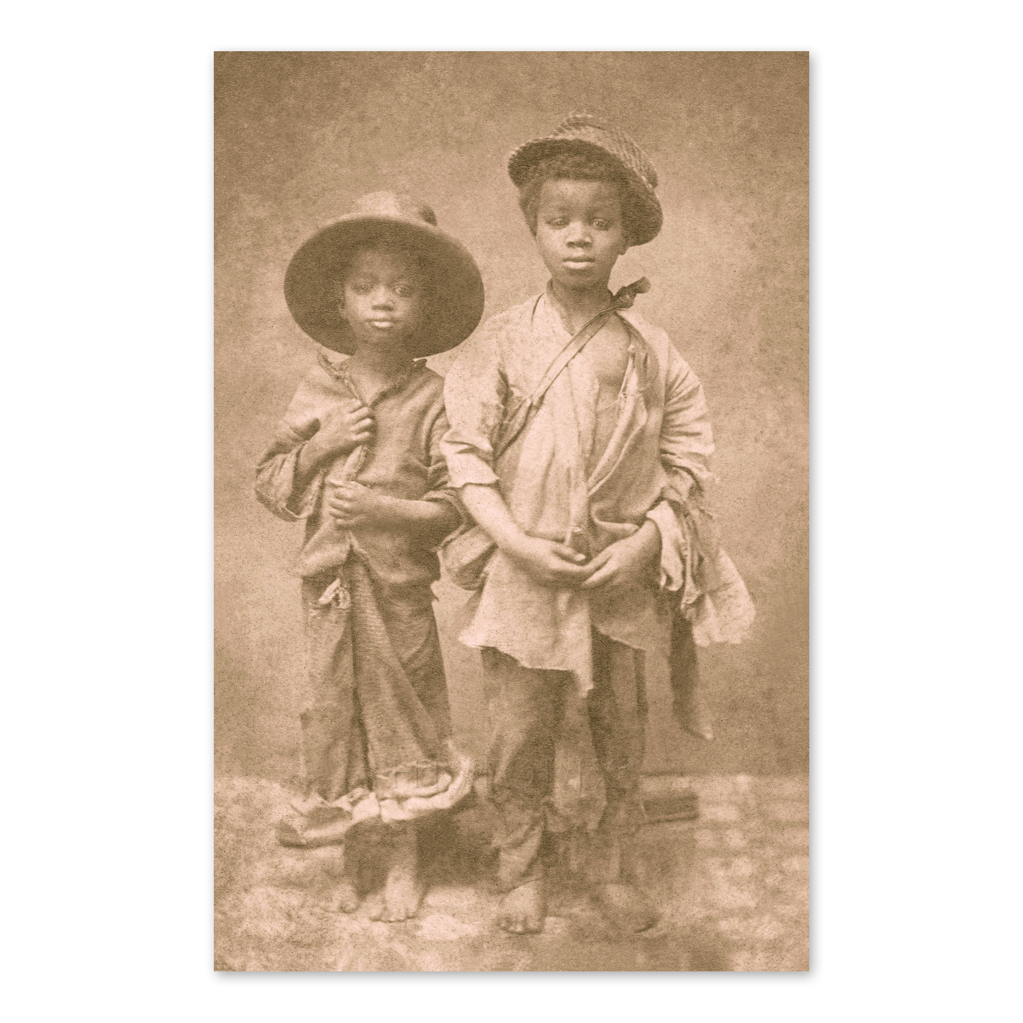 Fotodruck 1860 zwei versklavte afroamerikanische Jungen - Bild 16 von 33