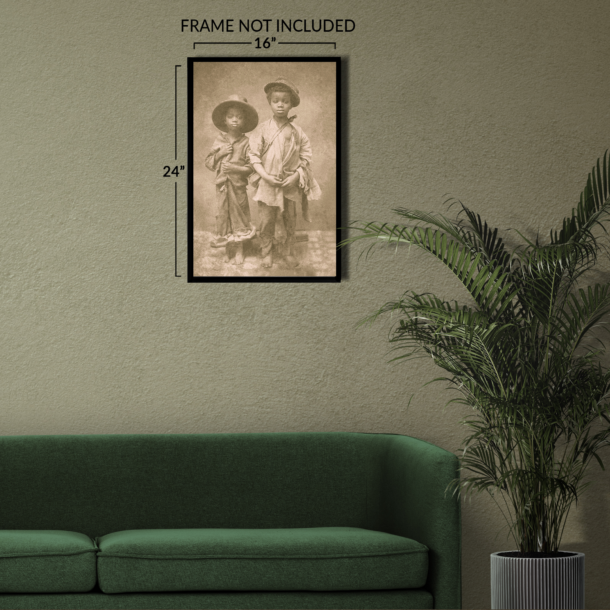 Fotodruck 1860 zwei versklavte afroamerikanische Jungen - Bild 25 von 33