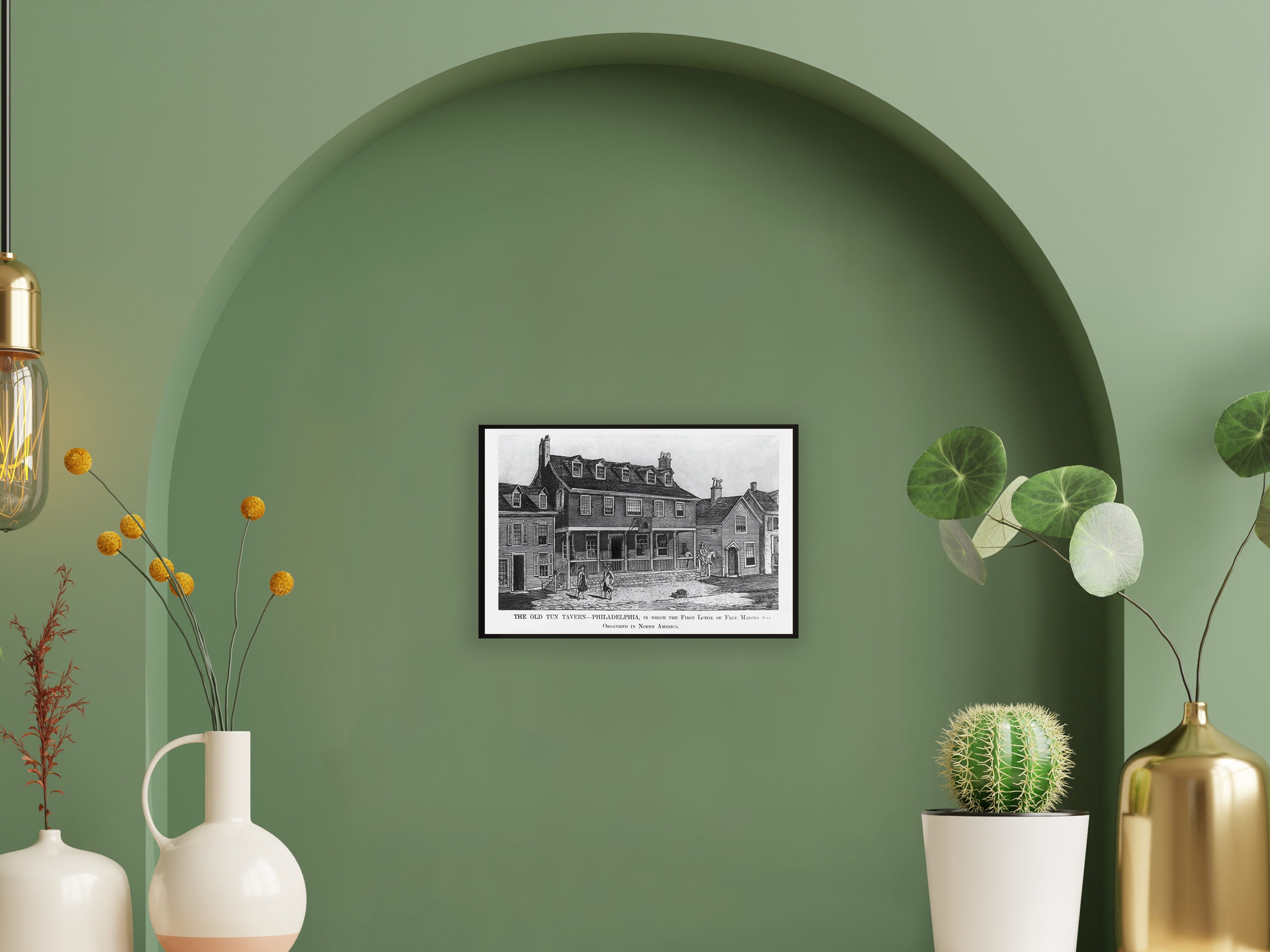 1904 The Old Tun Tavern Brewery in Philadelphia Photo Print Poster Wall Art - Picture 15 of 40