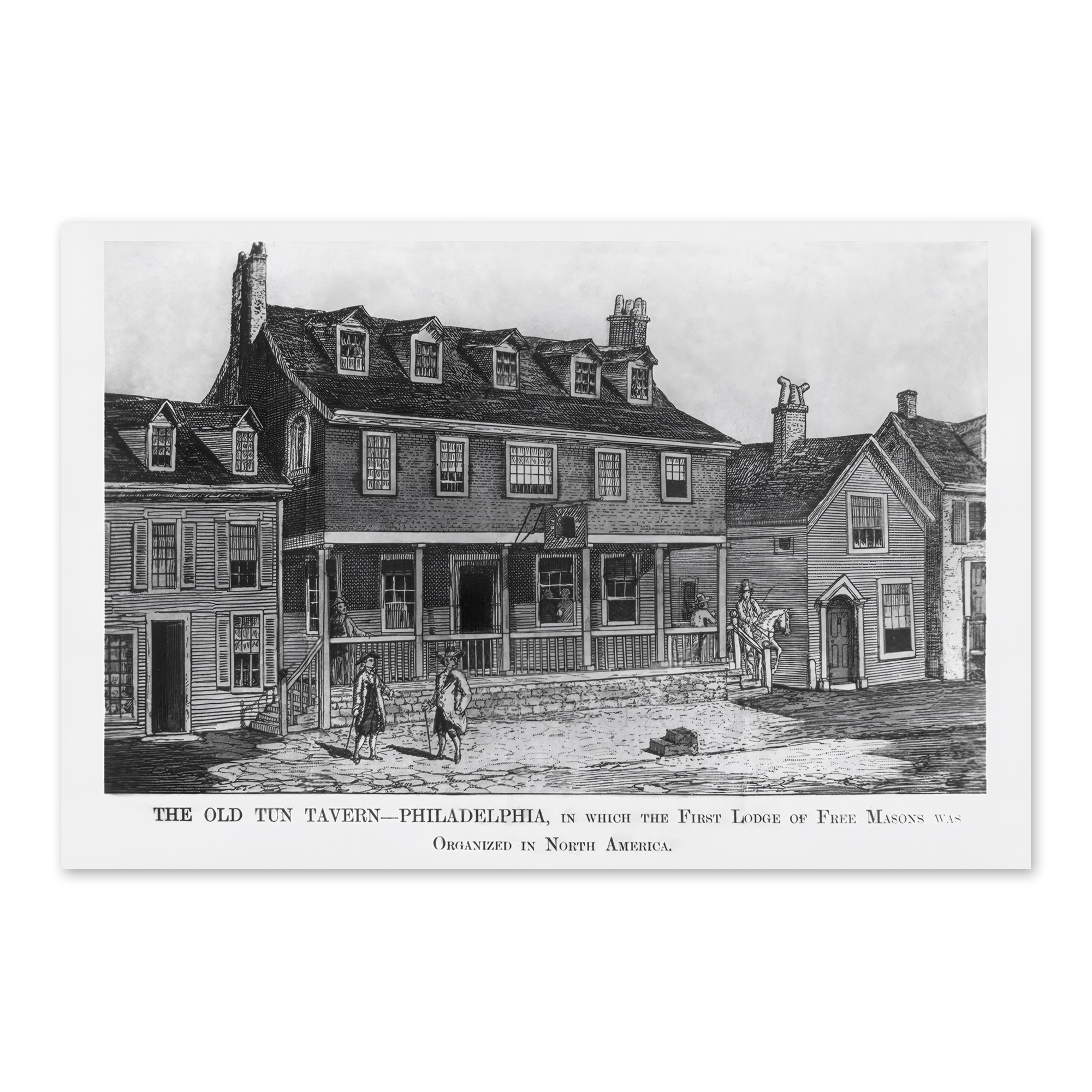 1904 The Old Tun Tavern Brewery in Philadelphia Photo Print Poster Wall Art - Picture 17 of 40