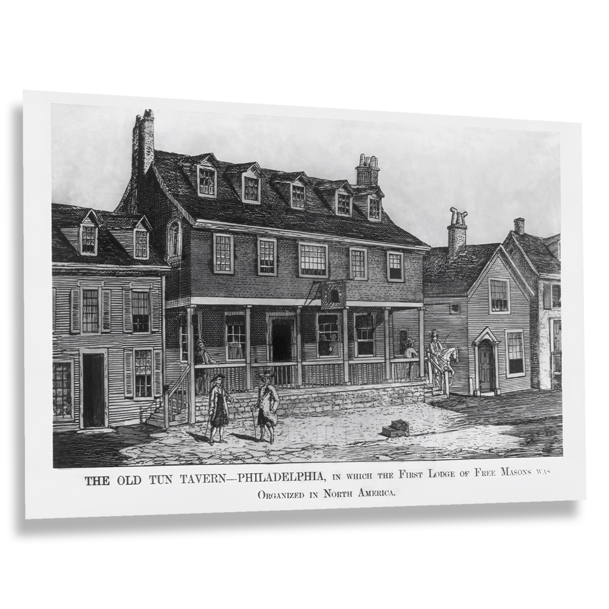 1904 The Old Tun Tavern Brewery in Philadelphia Photo Print Poster Wall Art - Picture 22 of 40