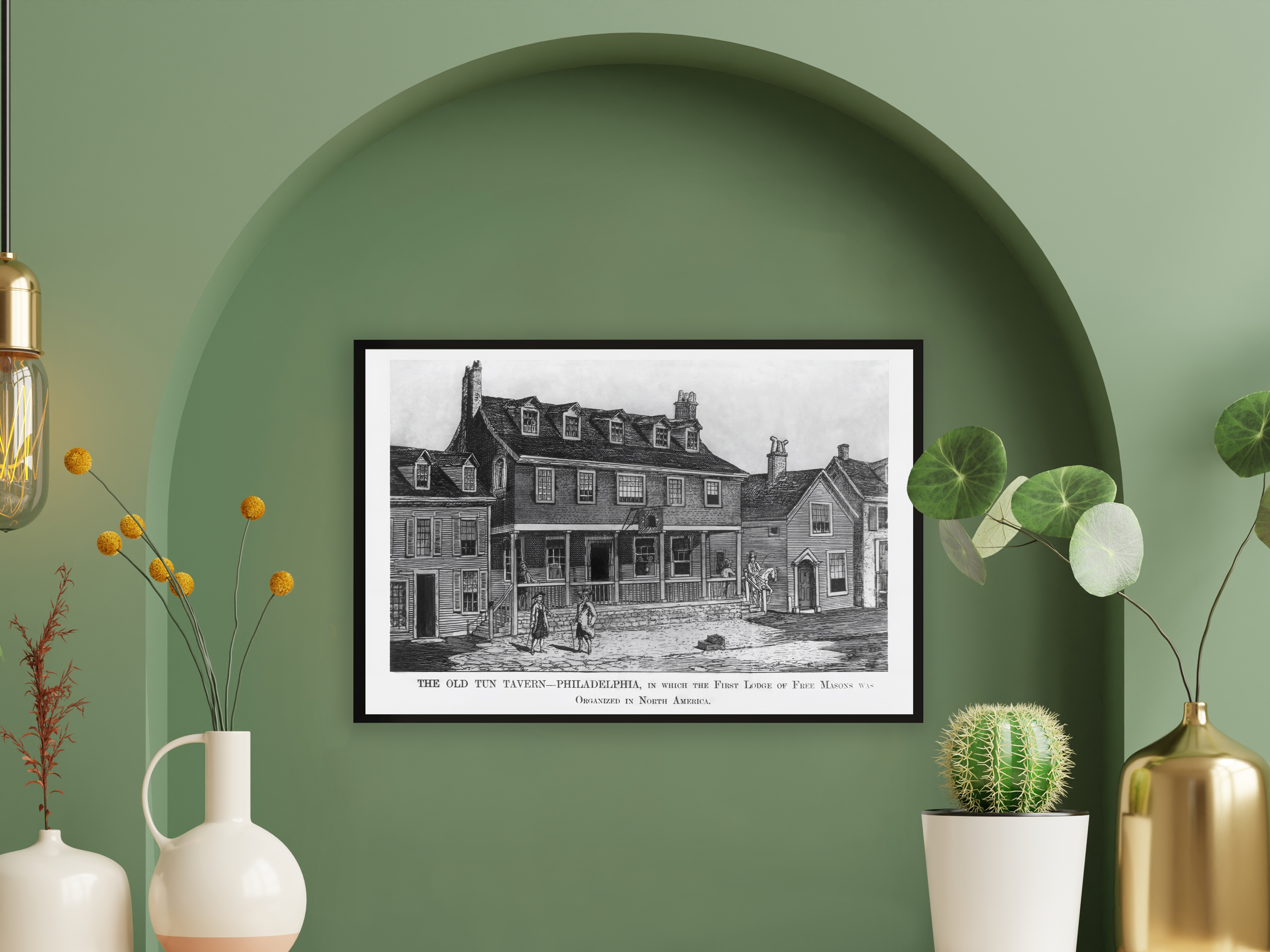 1904 The Old Tun Tavern Brewery in Philadelphia Photo Print Poster Wall Art - Picture 27 of 40
