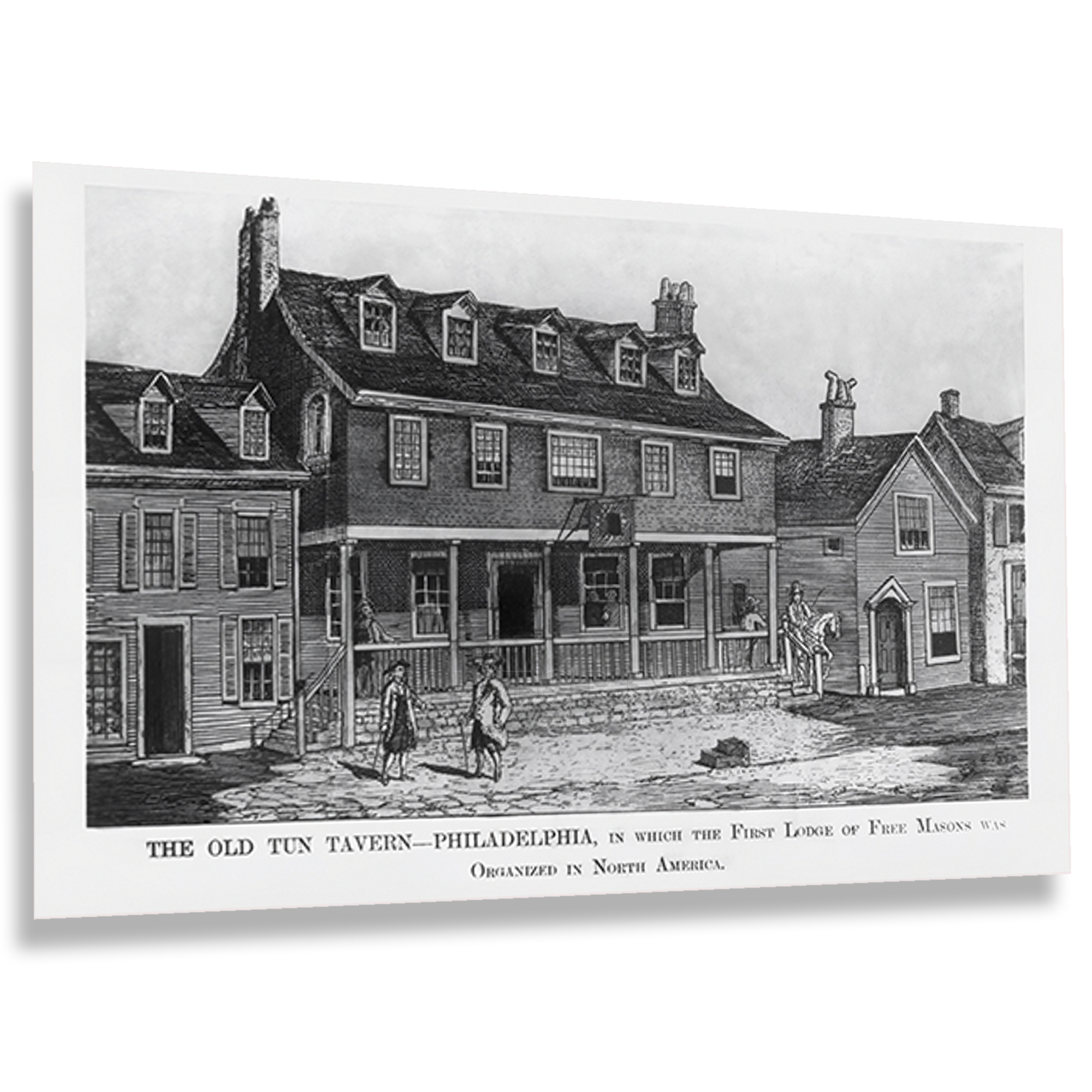 1904 The Old Tun Tavern Brewery in Philadelphia Photo Print Poster Wall Art - Picture 28 of 40