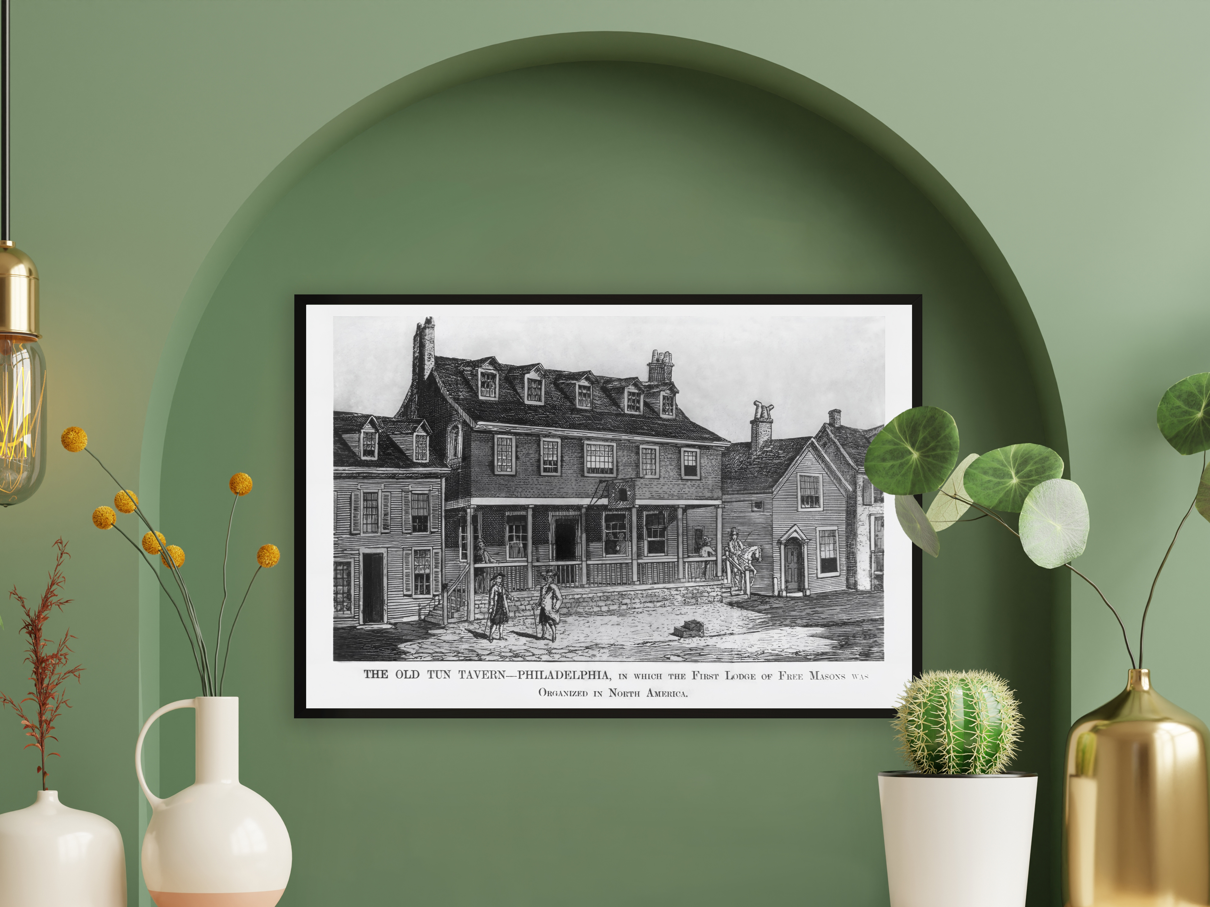 1904 The Old Tun Tavern Brewery in Philadelphia Photo Print Poster Wall Art - Picture 33 of 40