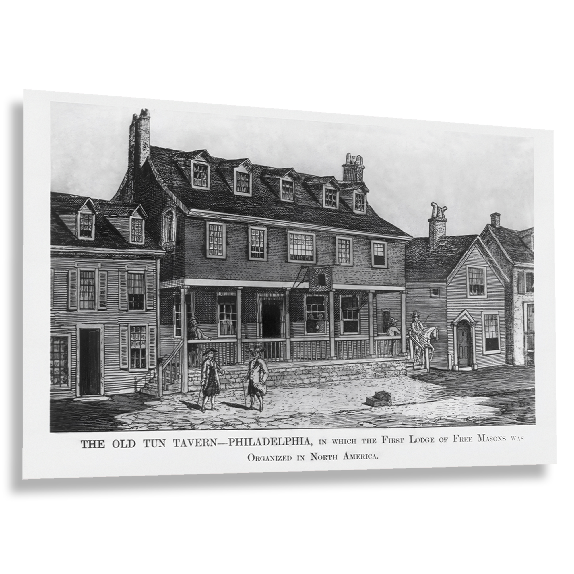 1904 The Old Tun Tavern Brewery in Philadelphia Photo Print Poster Wall Art - Picture 40 of 40