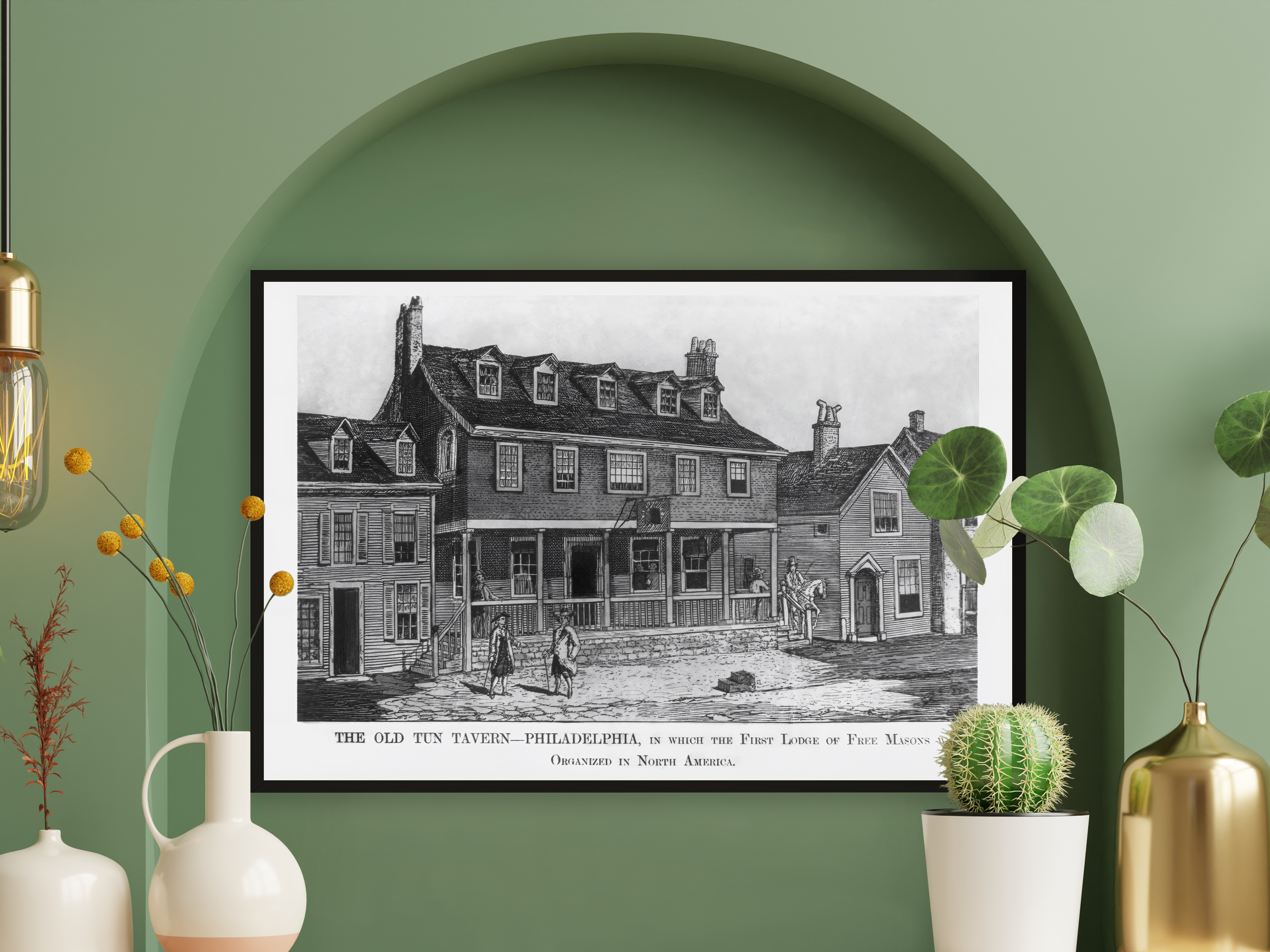 1904 The Old Tun Tavern Brewery in Philadelphia Photo Print Poster Wall Art - Picture 39 of 40