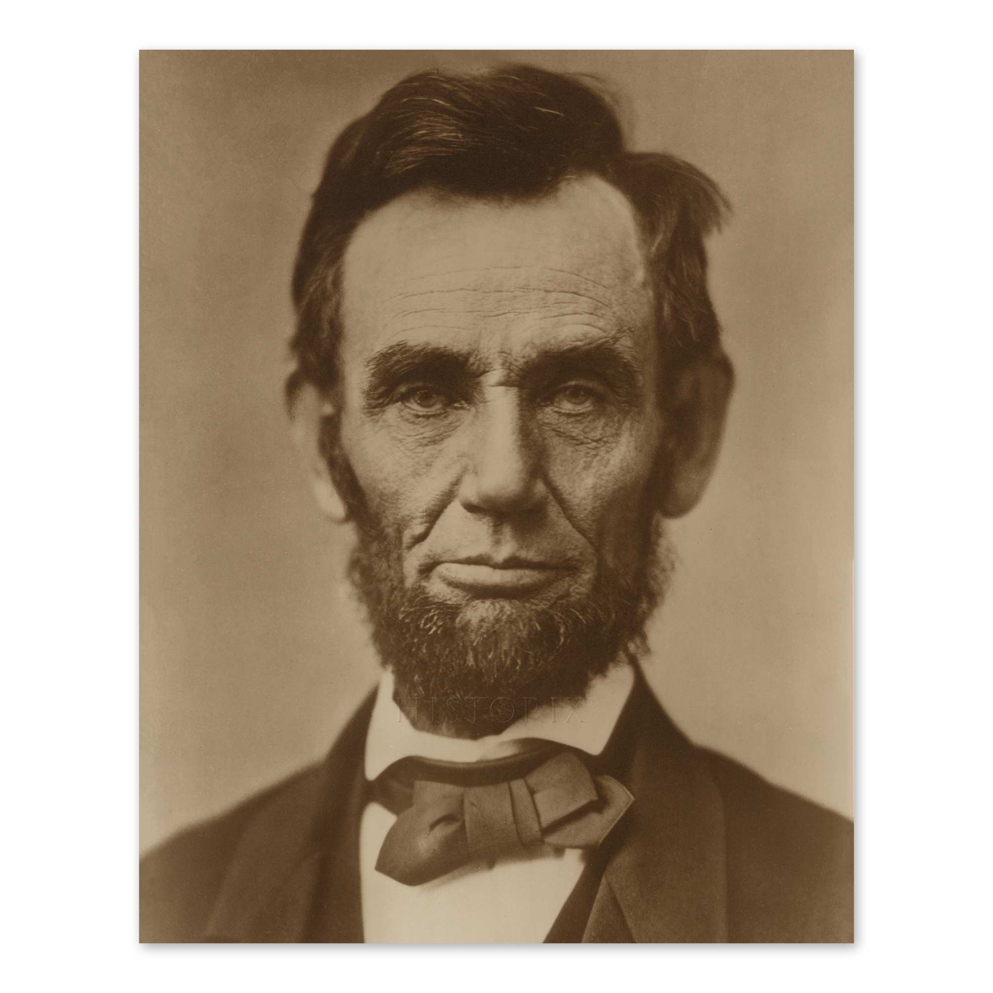 1863 Abraham Lincoln Presidential Portrait Civil War Photo Historic