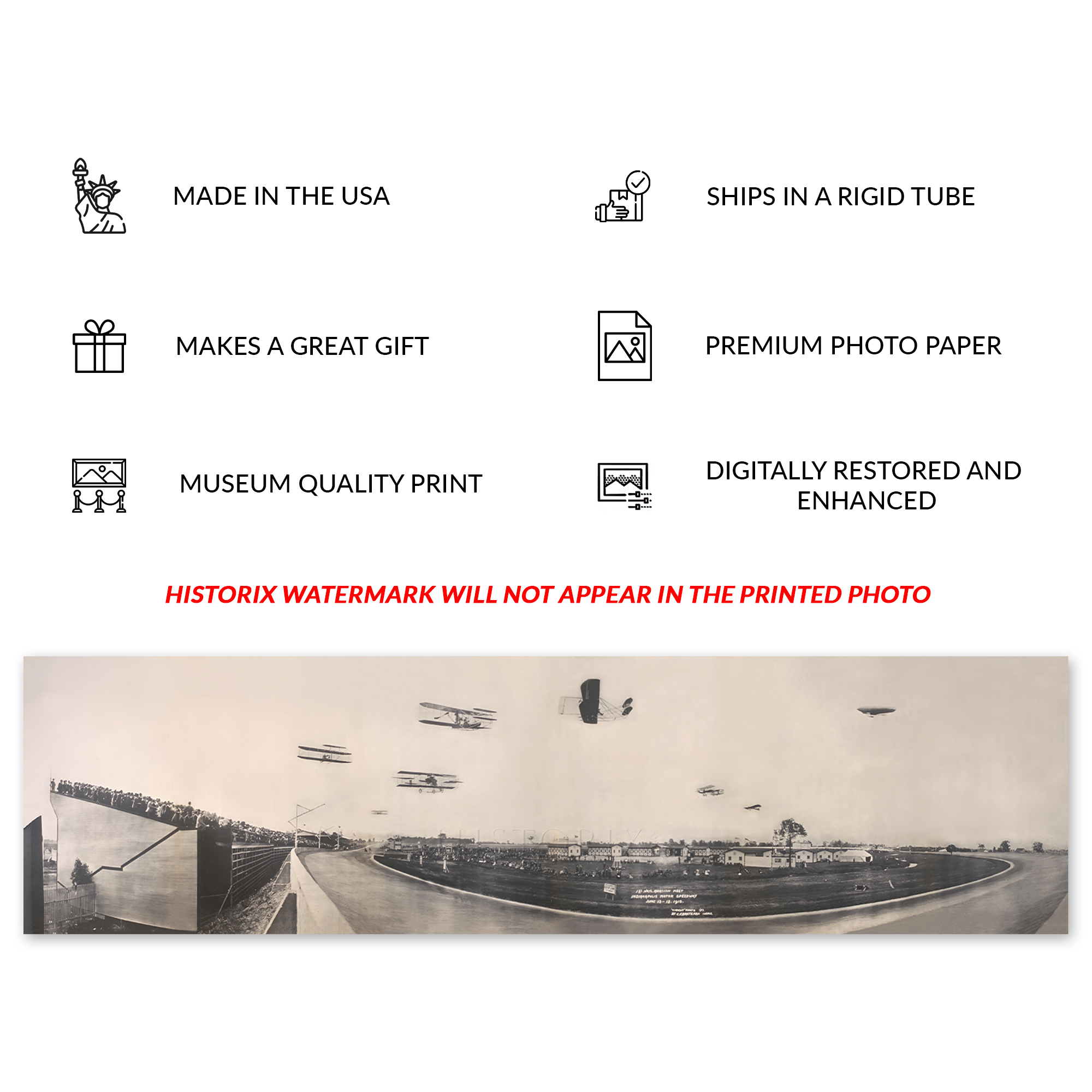 1910 First National Aviation Meet Panoramic Photo Print Poster Wall Art - Picture 10 of 17