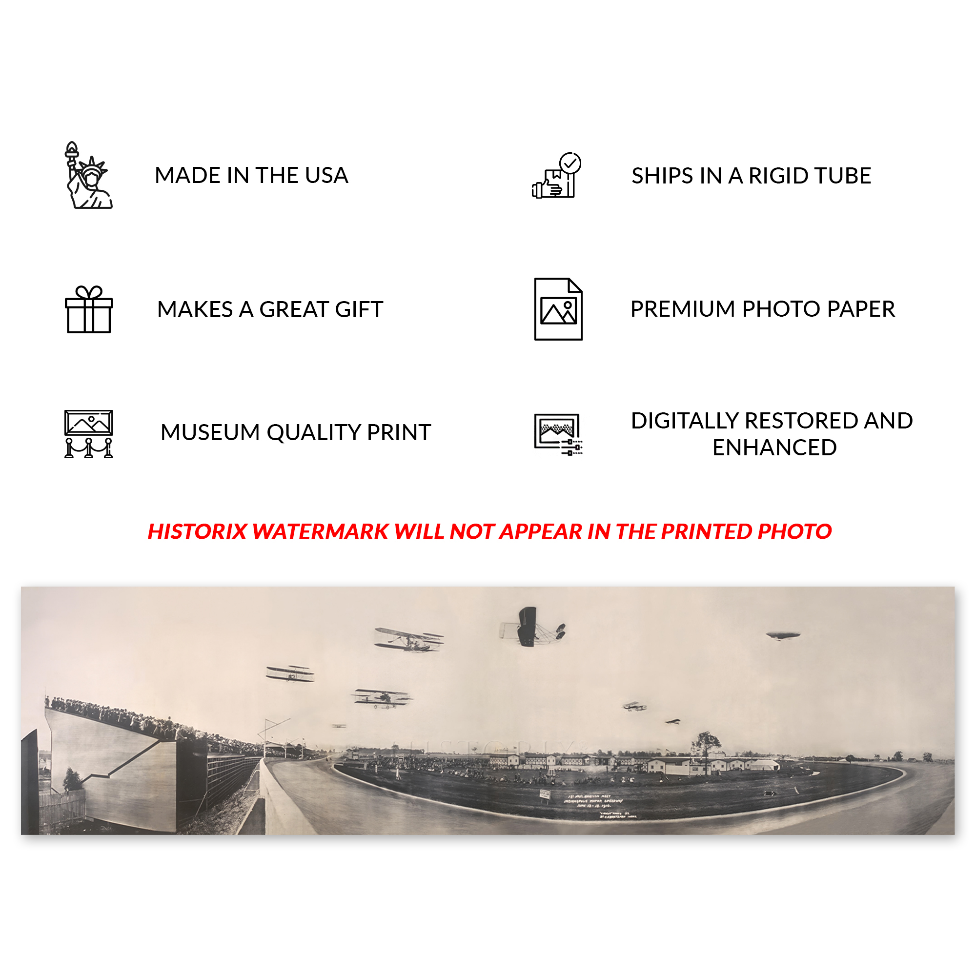 1910 First National Aviation Meet Panoramic Photo Print Poster Wall Art - Picture 15 of 17