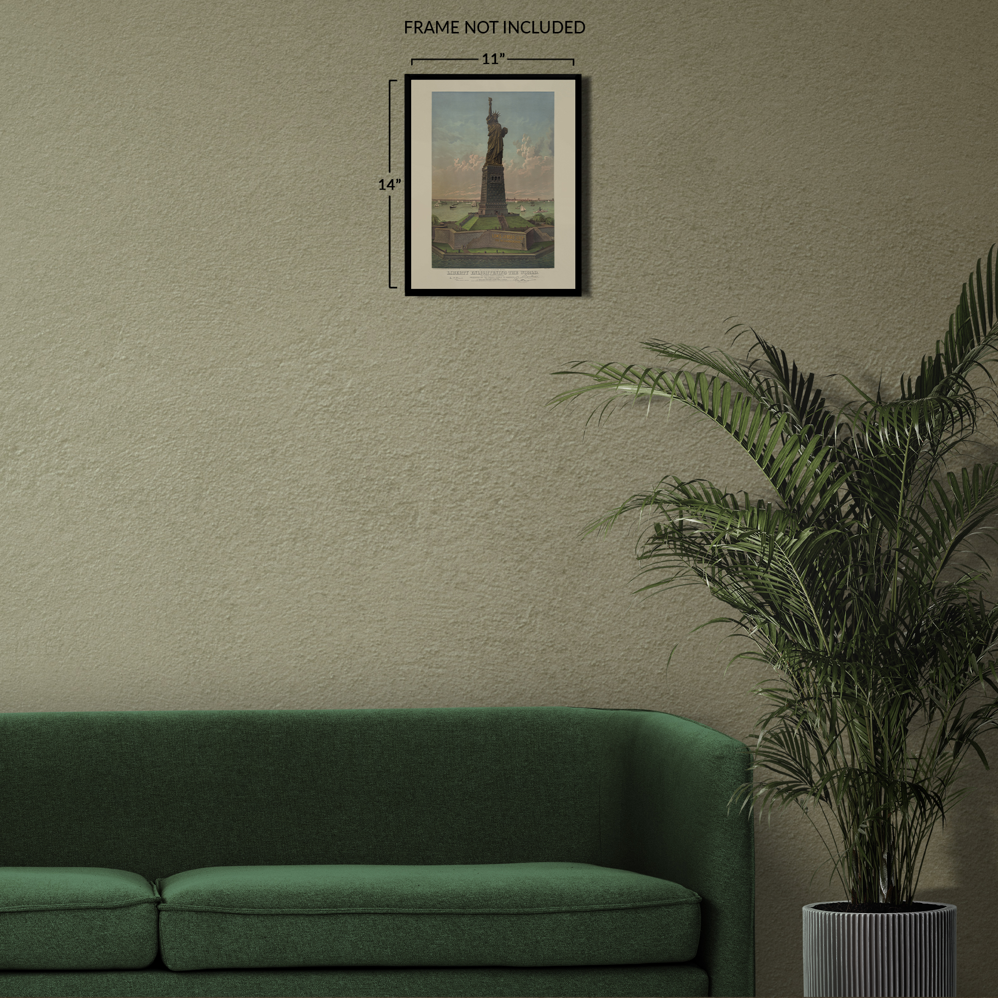 1885 Statue of Liberty Enlightening the World Poster Matte Wall Art Print - Picture 20 of 40