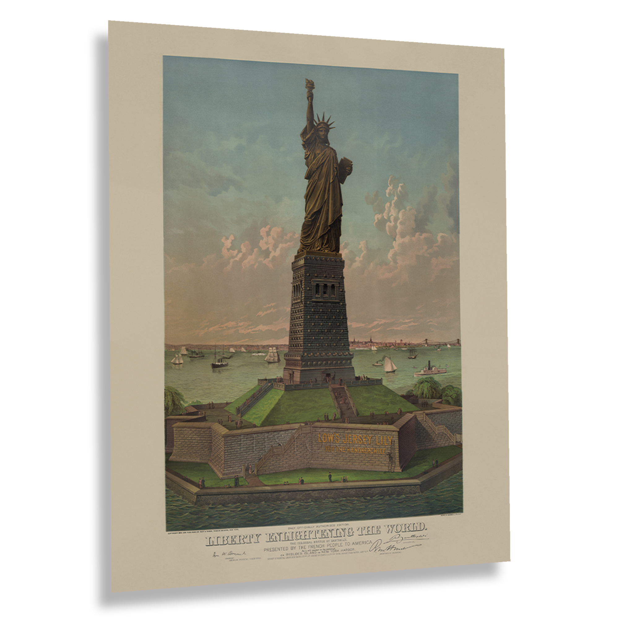 1885 Statue of Liberty Enlightening the World Poster Matte Wall Art Print - Picture 22 of 40