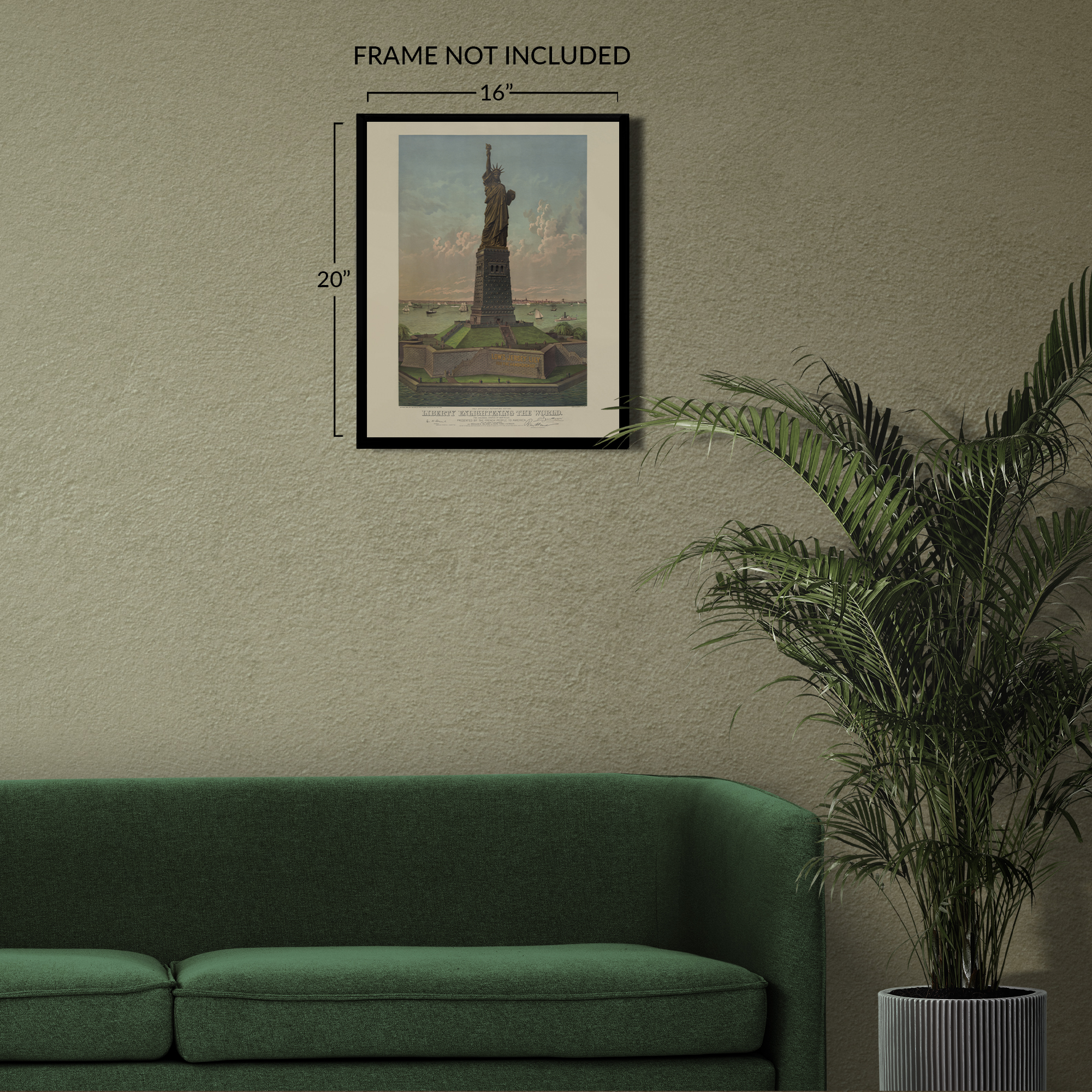 1885 Statue of Liberty Enlightening the World Poster Matte Wall Art Print - Picture 26 of 40