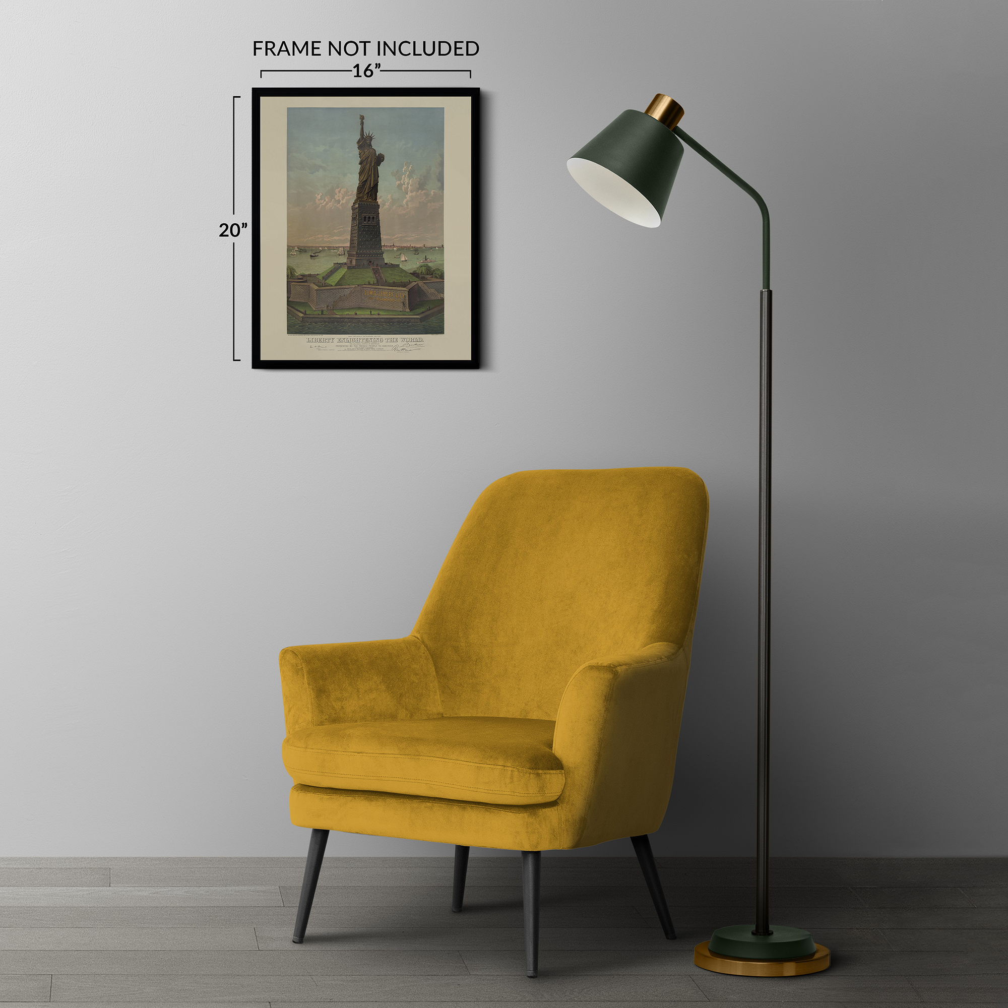1885 Statue of Liberty Enlightening the World Poster Matte Wall Art Print - Picture 27 of 40