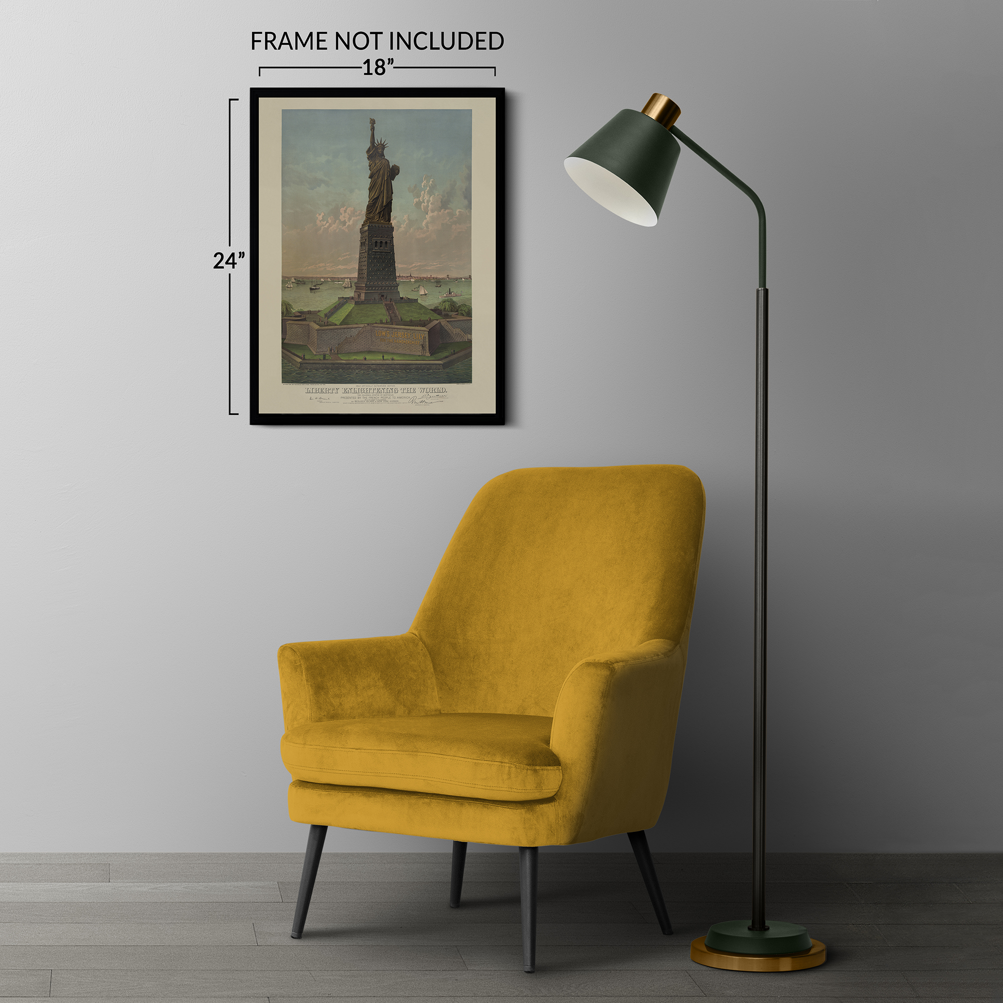 1885 Statue of Liberty Enlightening the World Poster Matte Wall Art Print - Picture 33 of 40