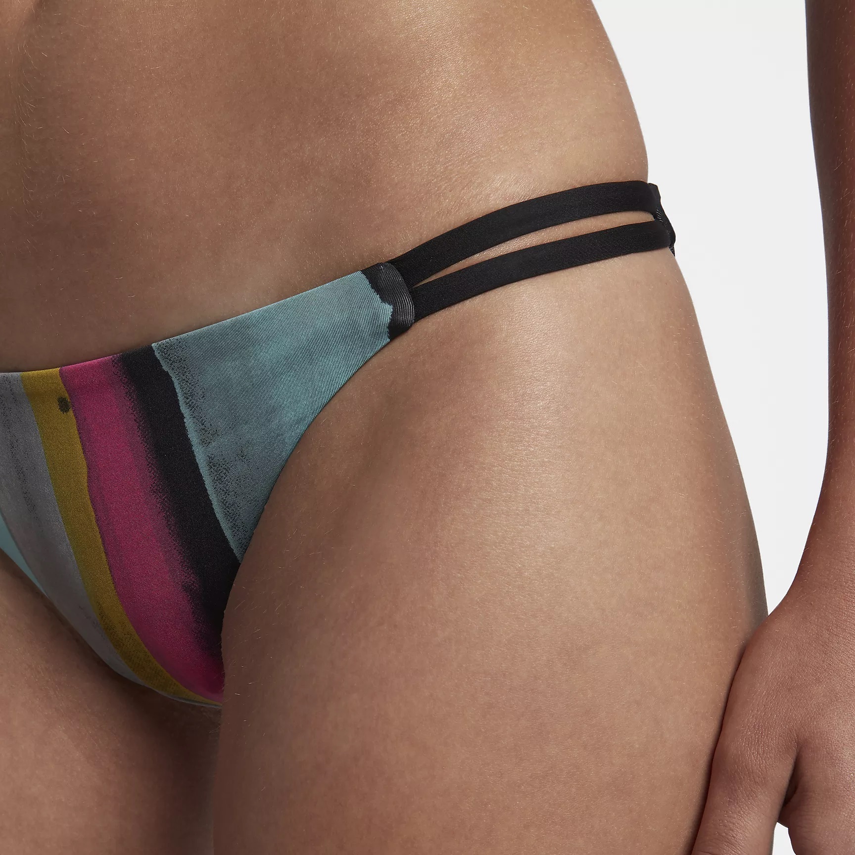 Hurley Women's Quick Dry Resin Compression Bikini Surf Bottom - Picture 7 of 25