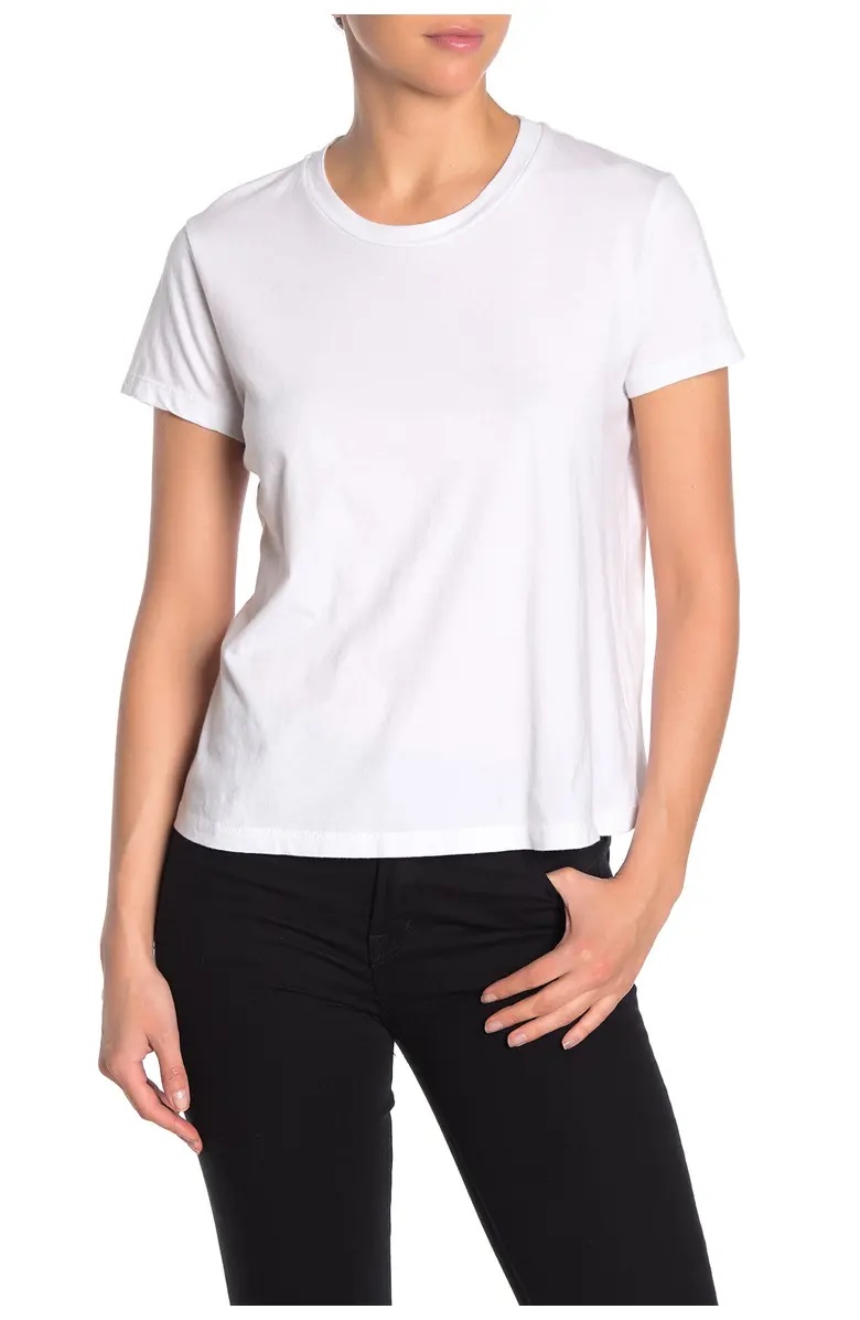Camiseta James Perse Para Mujer Top Vintage Niño Algodón Suave - Imagen 4 de 5
