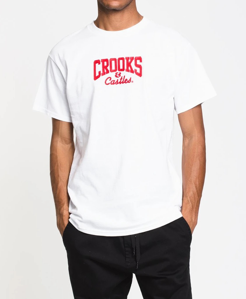 Crooks & Castles Men's Reverse Box Logo Graphic Tee T-Shirt - Picture 2 of 4