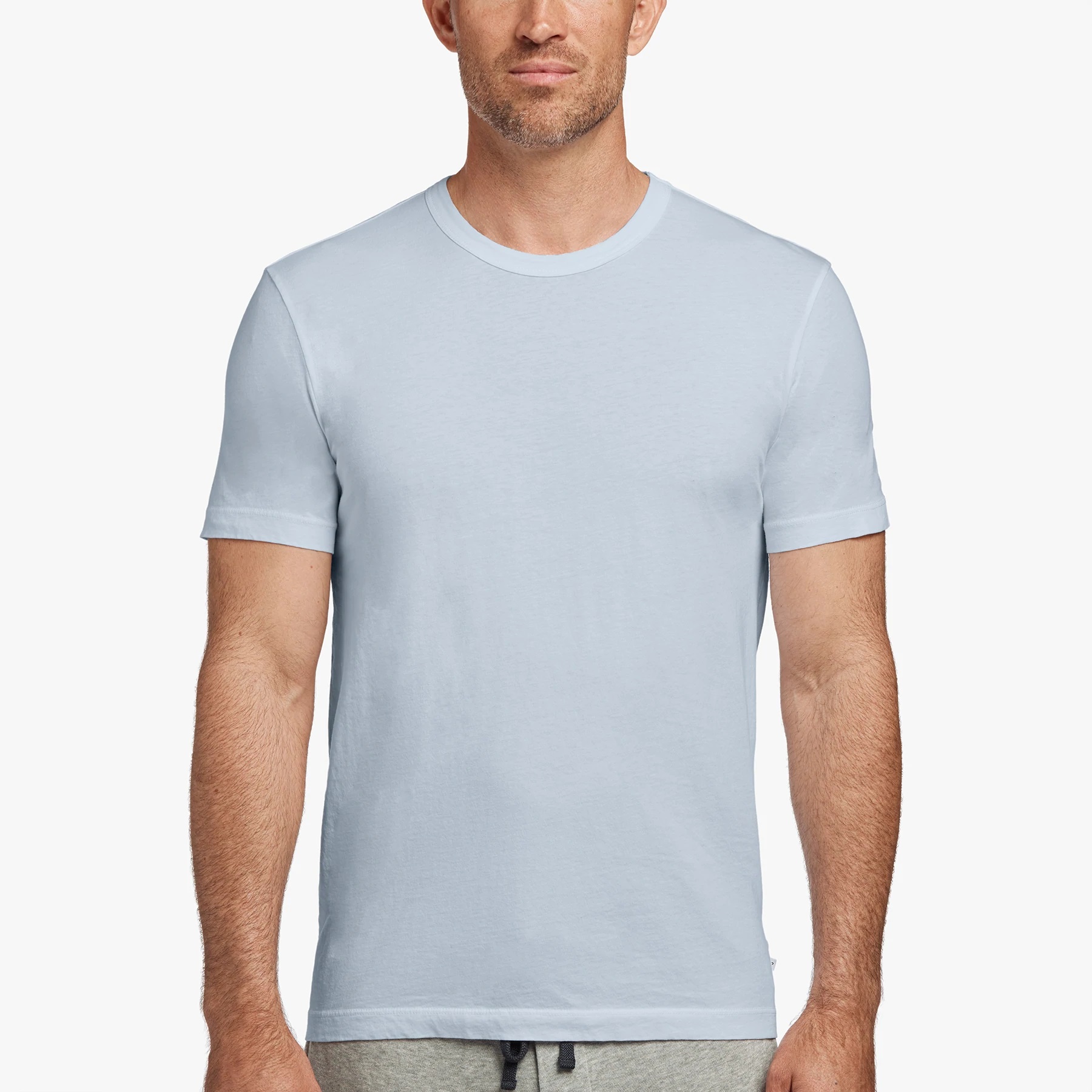 Camiseta para hombre James Perse de algodón tejido MLJ3311 manga corta cuello redondo - Imagen 8 de 58