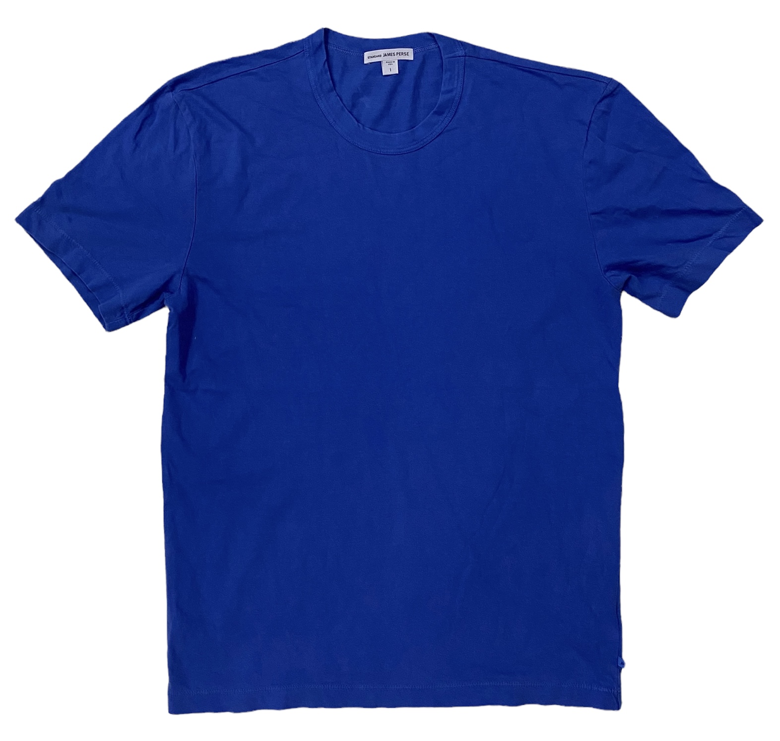 Camiseta para hombre James Perse de algodón tejido MLJ3311 manga corta cuello redondo - Imagen 15 de 58