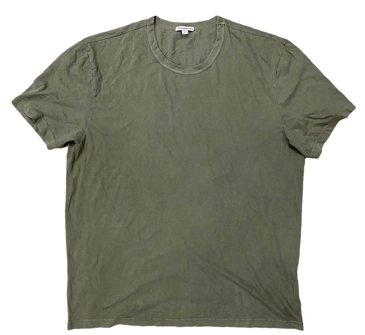 Camiseta para hombre James Perse de algodón tejido MLJ3311 manga corta cuello redondo - Imagen 17 de 58