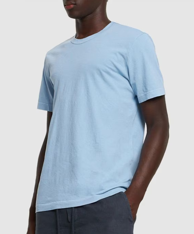 Camiseta para hombre James Perse de algodón tejido MLJ3311 manga corta cuello redondo - Imagen 57 de 58