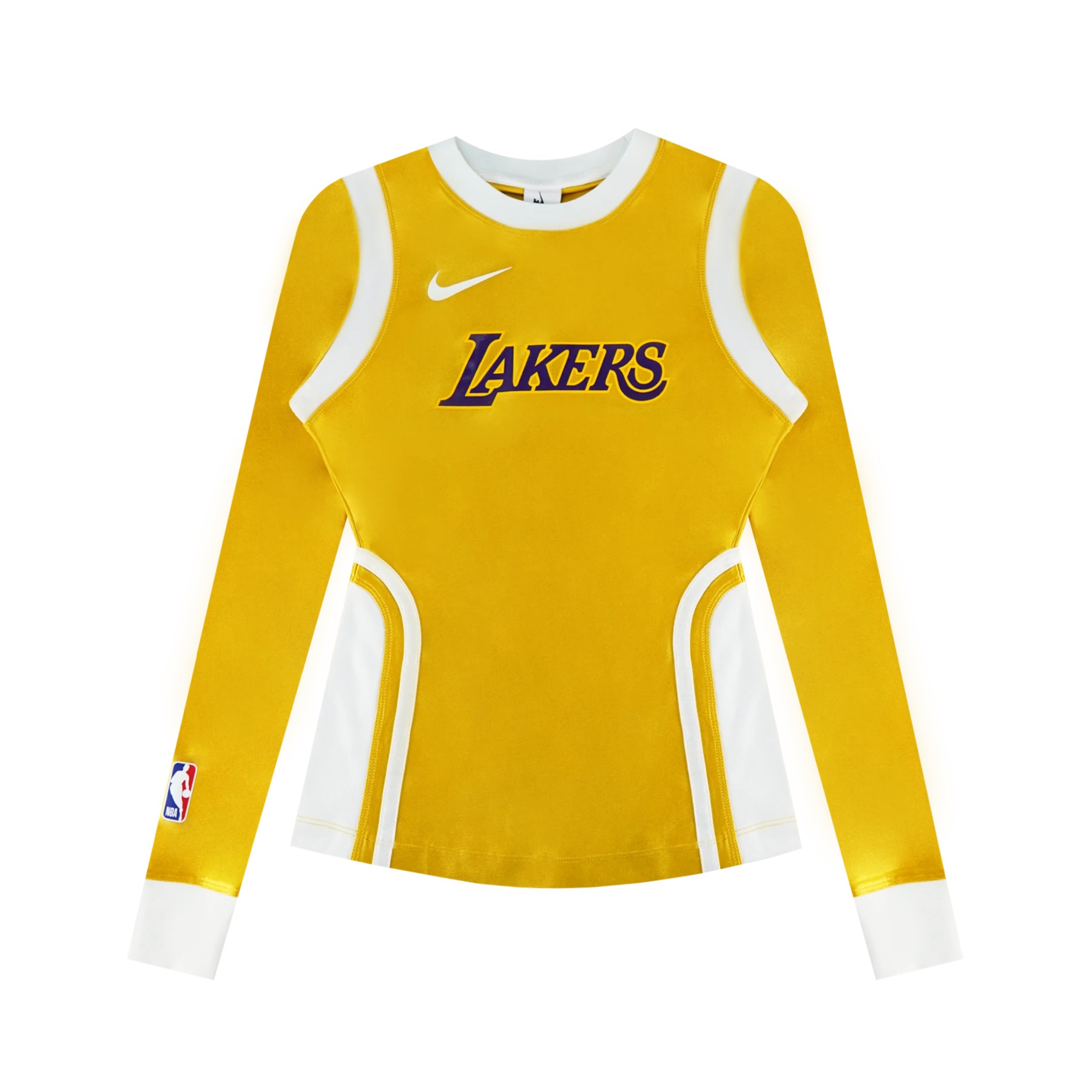 Los Angeles Lakers Women's X Nike Ambush NBA Collection Long Sleeve Retro Jersey - Picture 16 of 27
