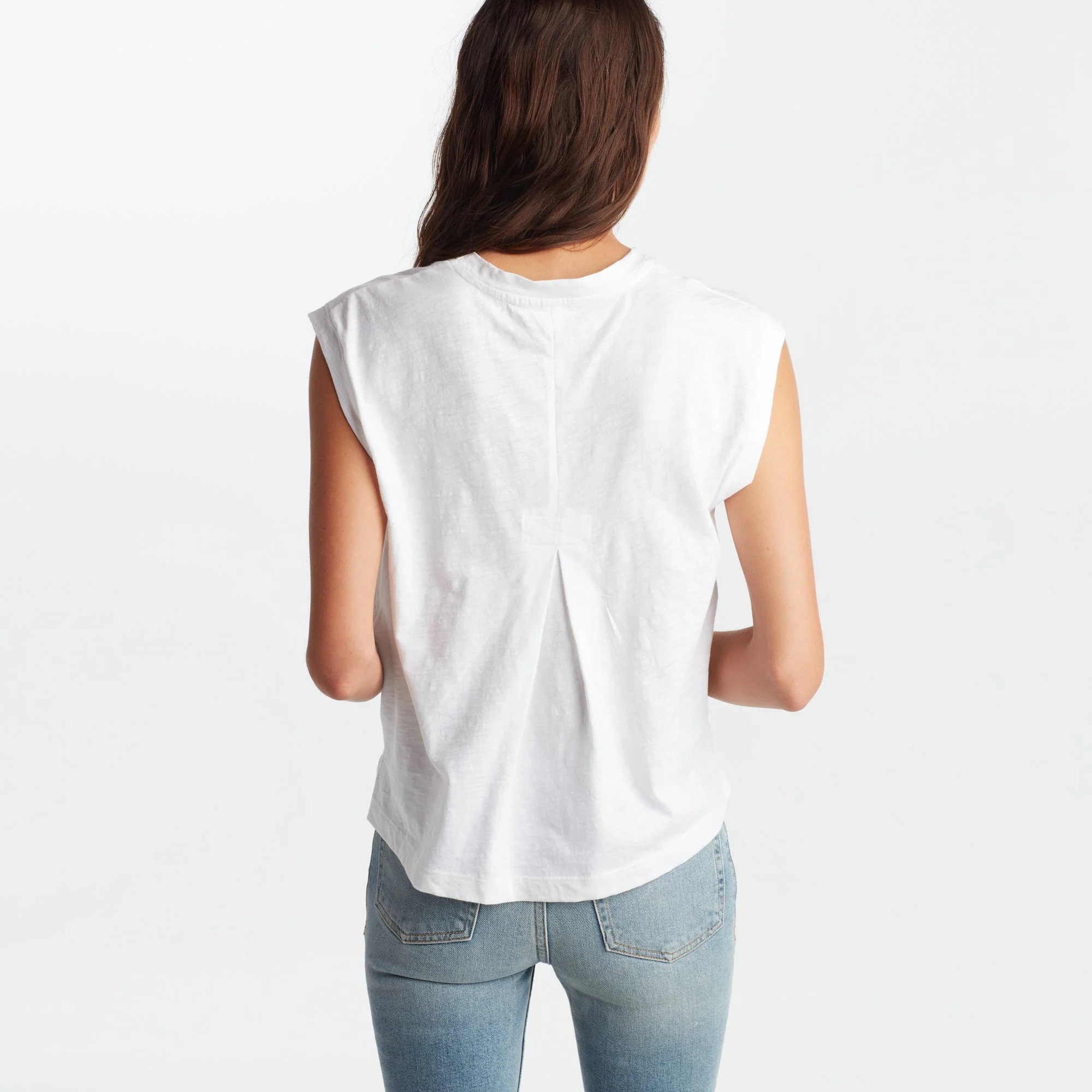 Camisa sin mangas Rowan Savannah de algodón con musculoso para mujer - Imagen 8 de 40