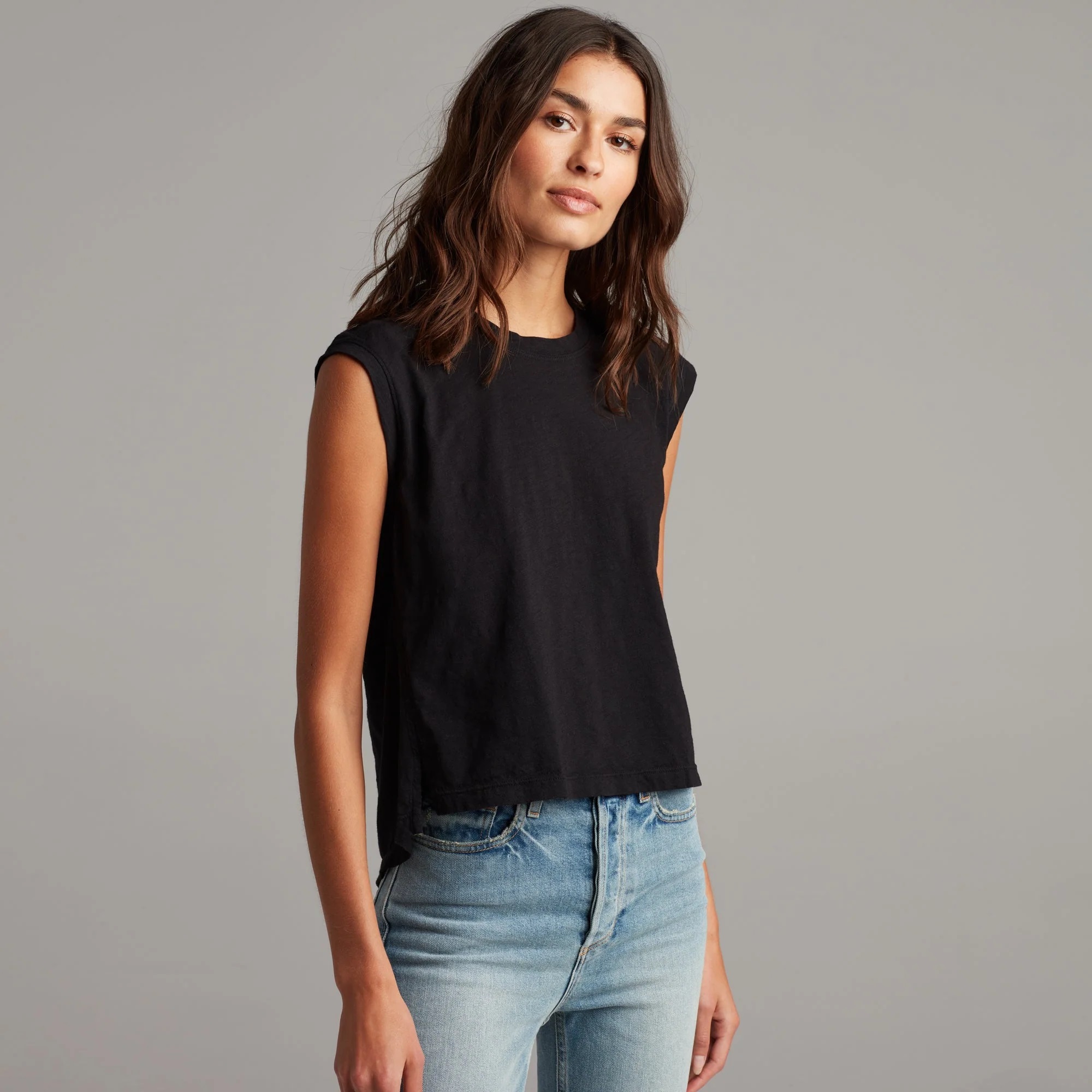 Camisa sin mangas Rowan Savannah de algodón con musculoso para mujer - Imagen 33 de 40