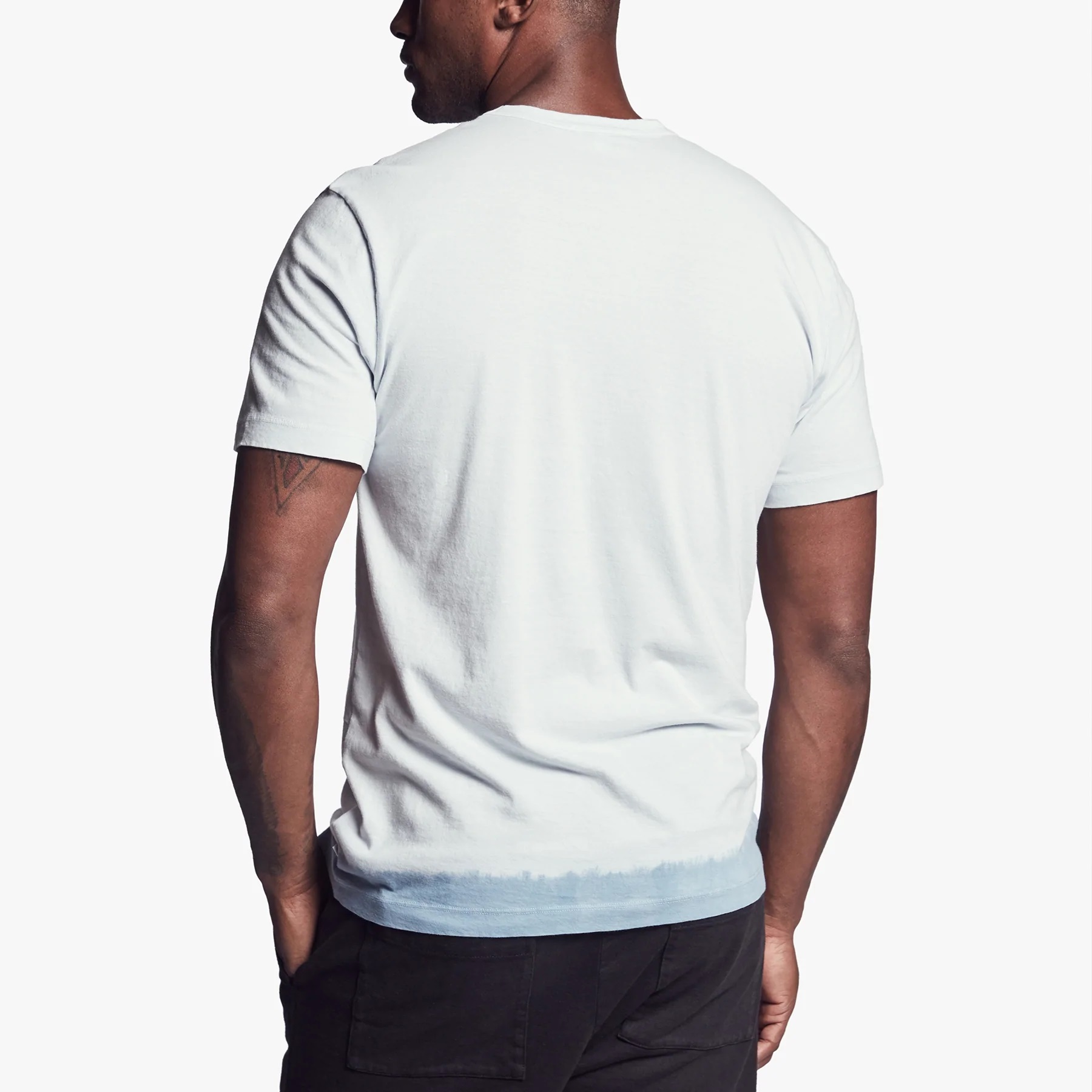 Camiseta para hombre James Perse de algodón tejido MLJ3311 manga corta cuello redondo - Imagen 35 de 58