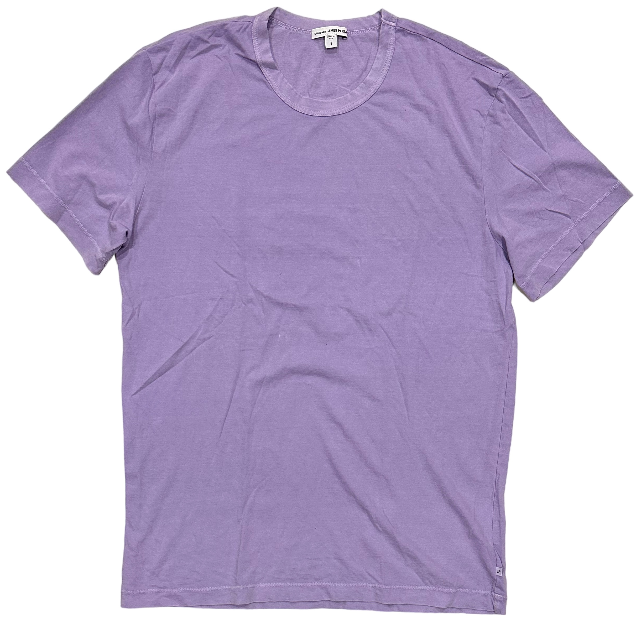Camiseta para hombre James Perse de algodón tejido MLJ3311 manga corta cuello redondo - Imagen 41 de 58