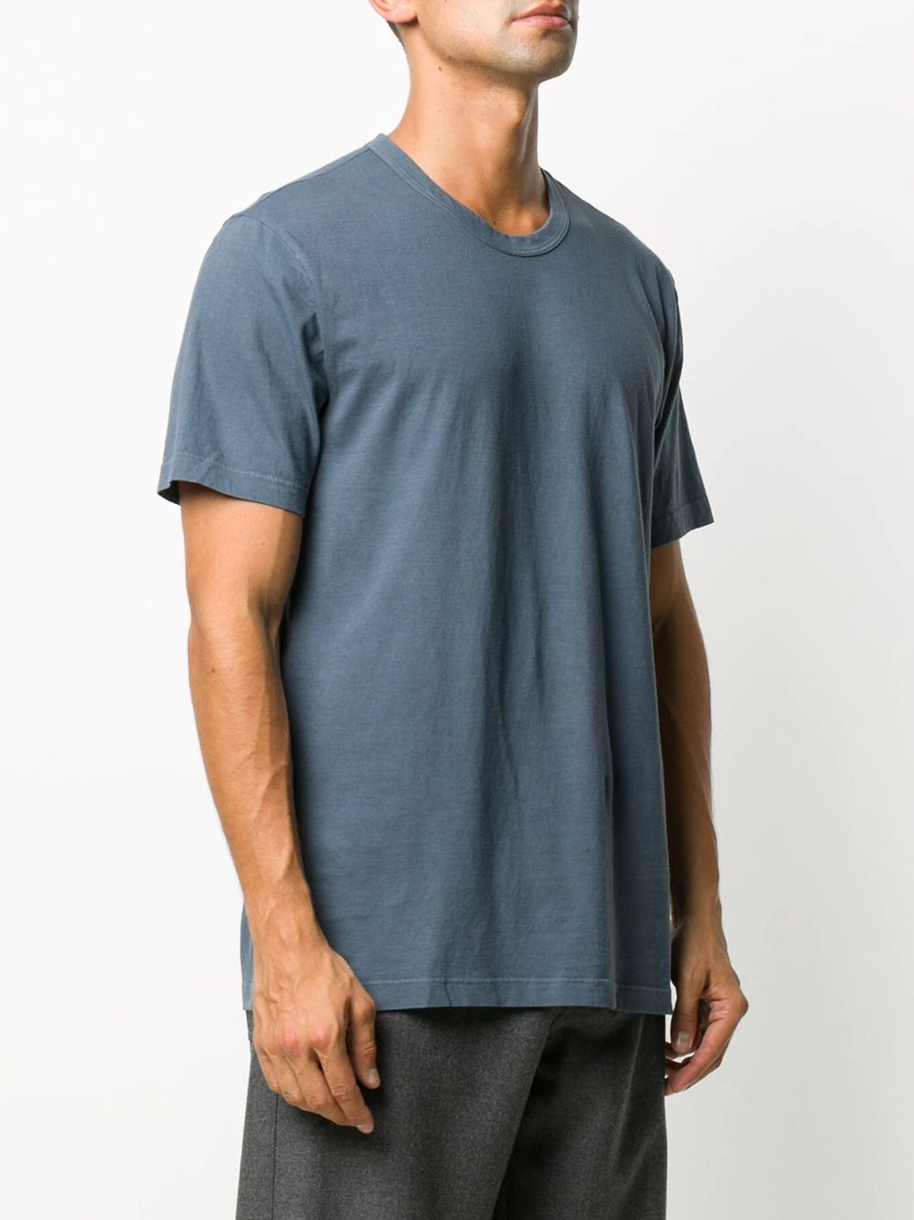 Camiseta para hombre James Perse de algodón tejido MLJ3311 manga corta cuello redondo - Imagen 43 de 58