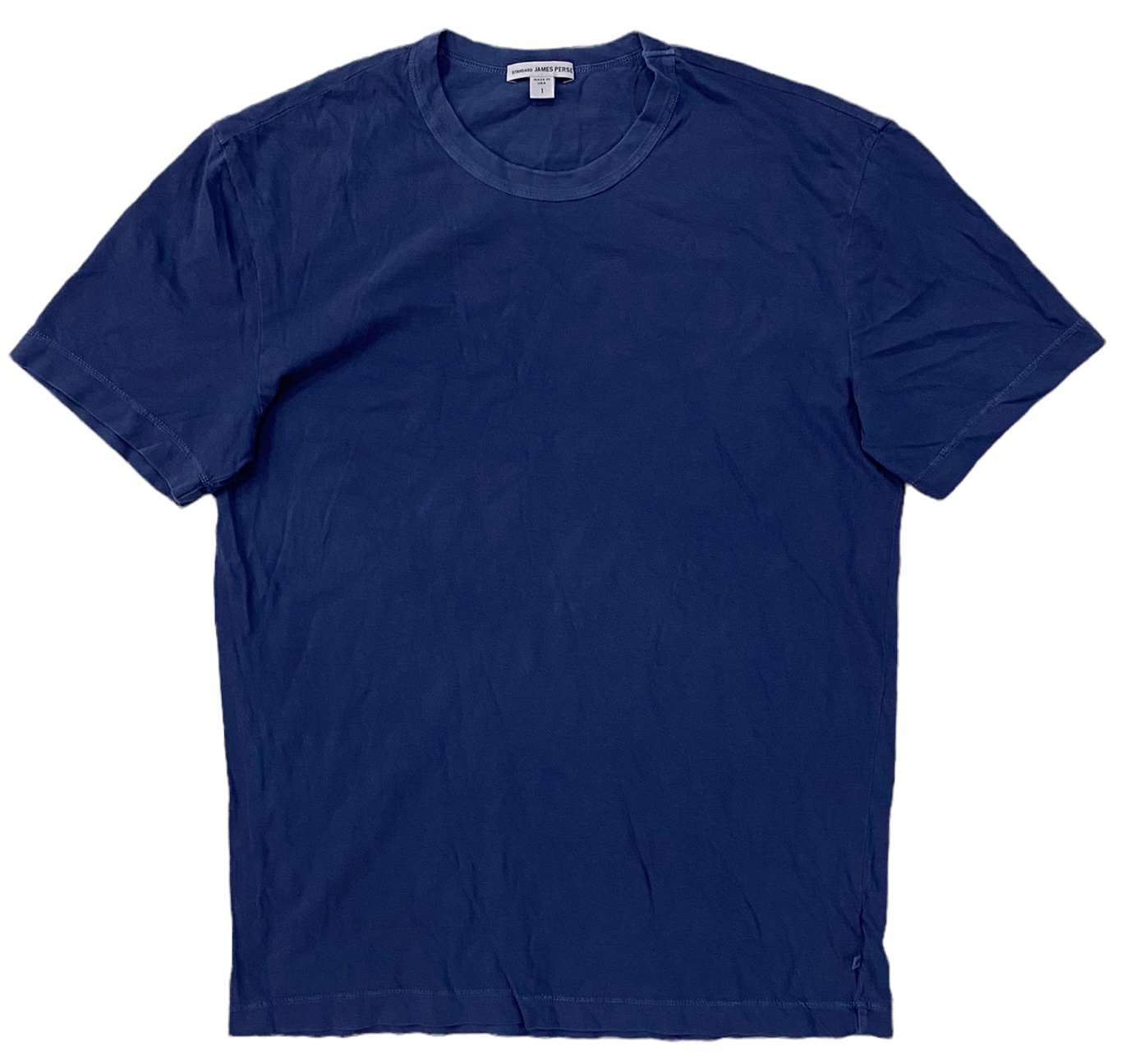 Camiseta para hombre James Perse de algodón tejido MLJ3311 manga corta cuello redondo - Imagen 29 de 58