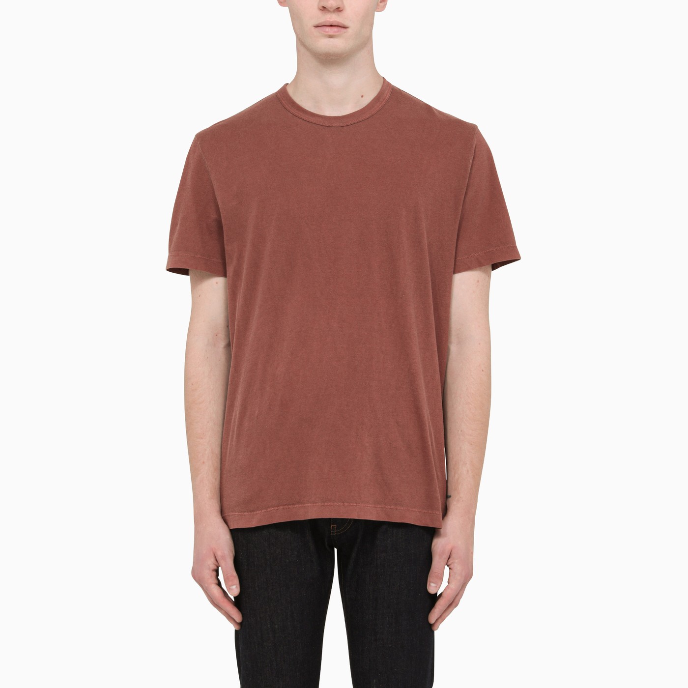 Camiseta para hombre James Perse de algodón tejido MLJ3311 manga corta cuello redondo - Imagen 10 de 58