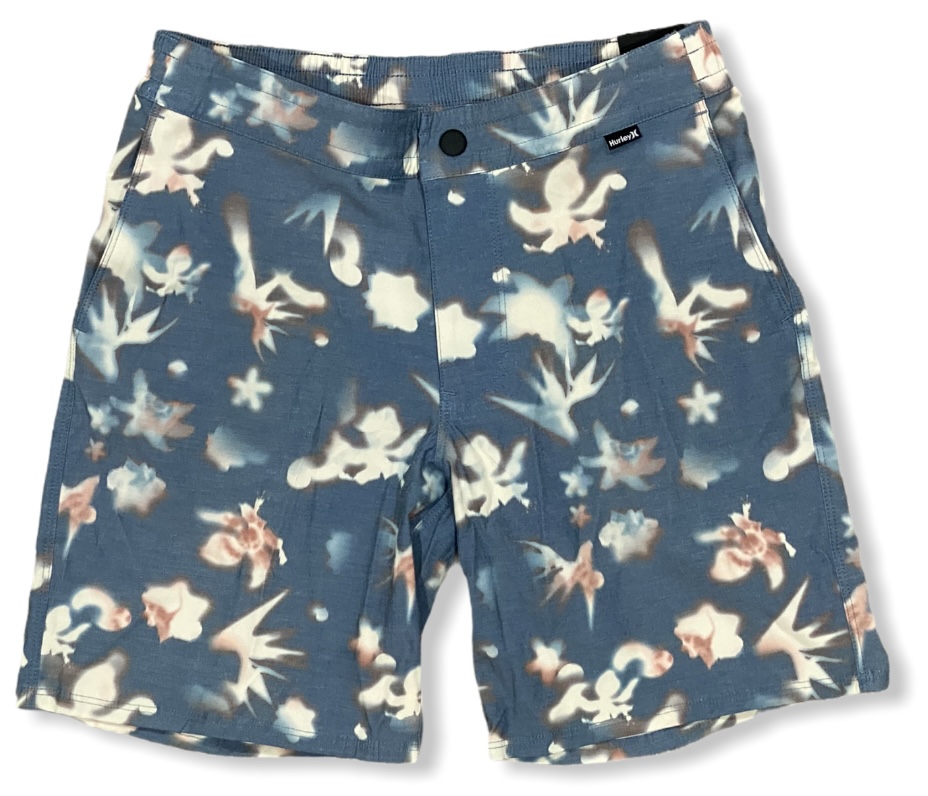 Hurley Kids' Boys' Youth Dark Room 16" Hybrid Board Walk Shorts - Blue Force - Picture 7 of 16