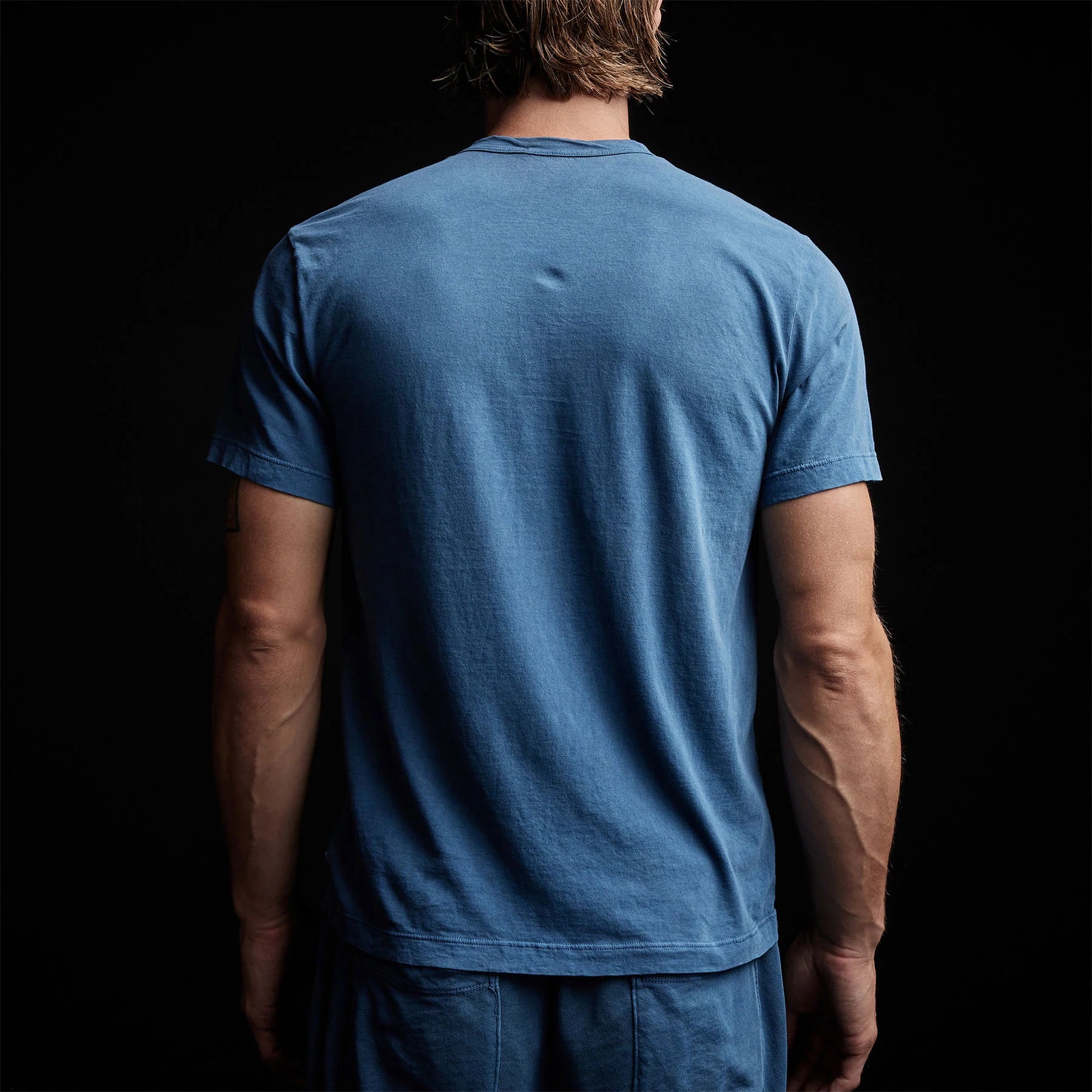 Camiseta para hombre James Perse de algodón tejido MLJ3311 manga corta cuello redondo - Imagen 53 de 58