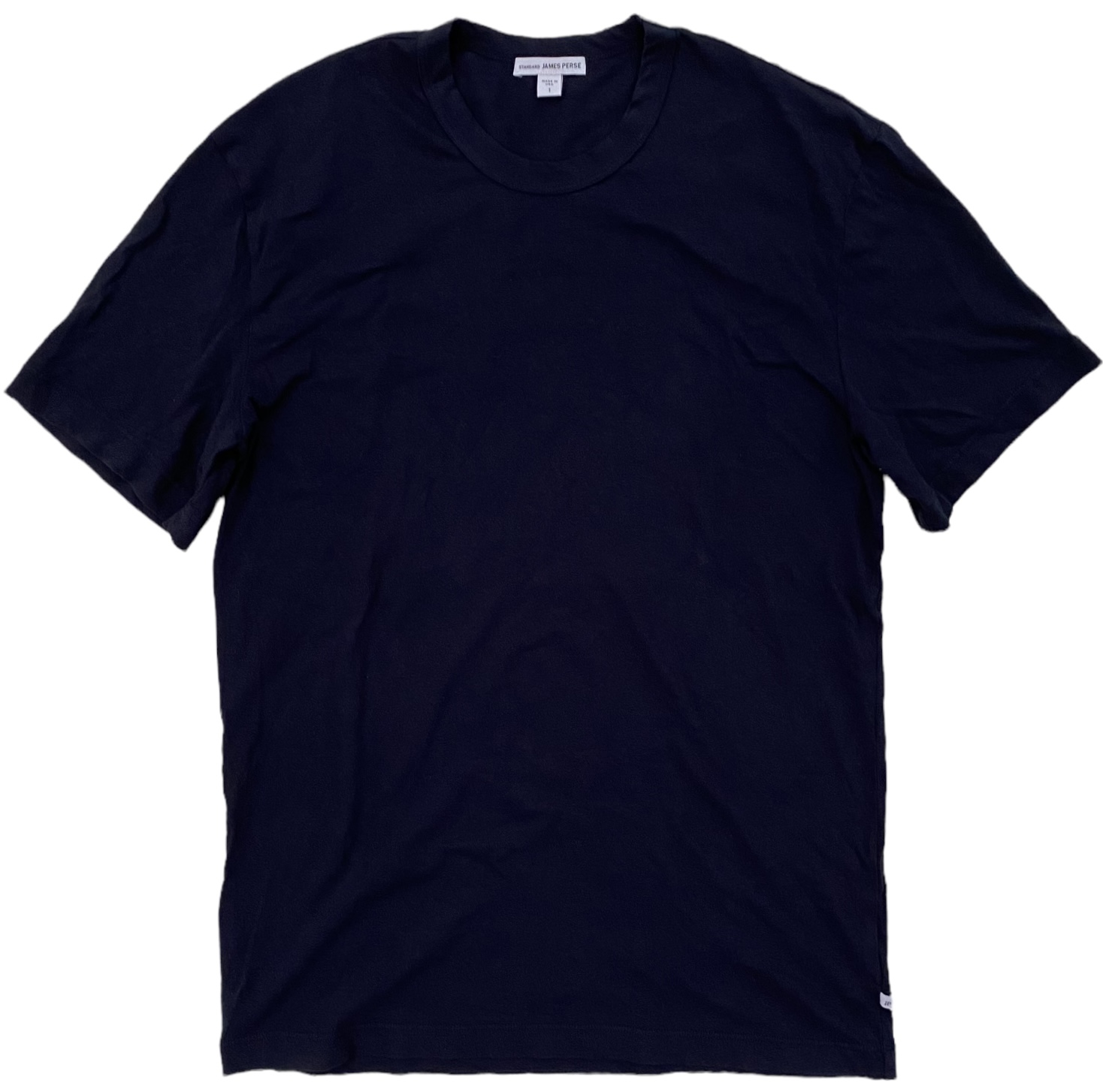 Camiseta para hombre James Perse de algodón tejido MLJ3311 manga corta cuello redondo - Imagen 25 de 58