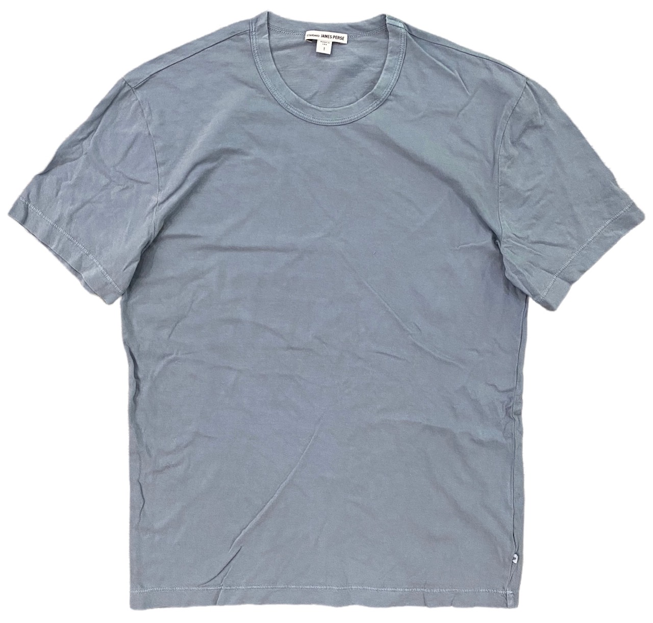 Camiseta para hombre James Perse de algodón tejido MLJ3311 manga corta cuello redondo - Imagen 23 de 58